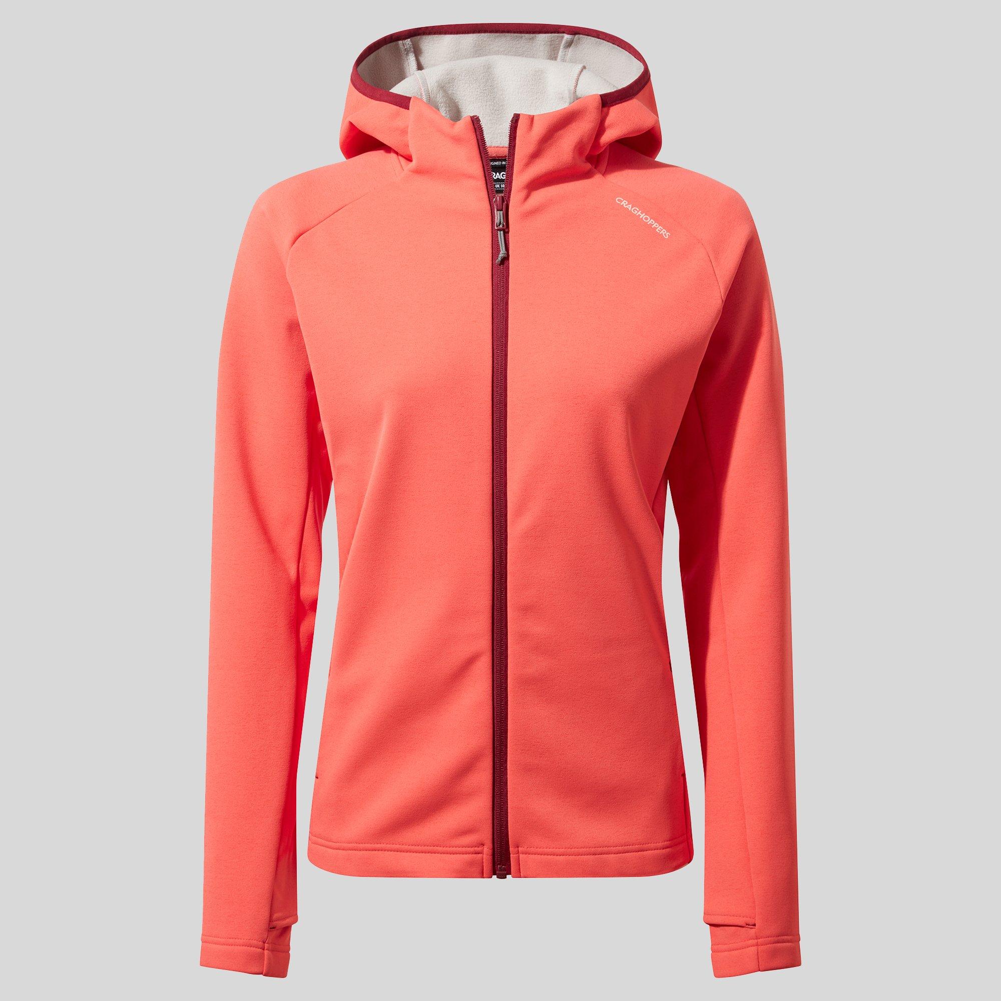 Rose Coral - Craghoppers - Women's Crag Dynamic Full-Zip Fleece, Fleece Fabric - 1
