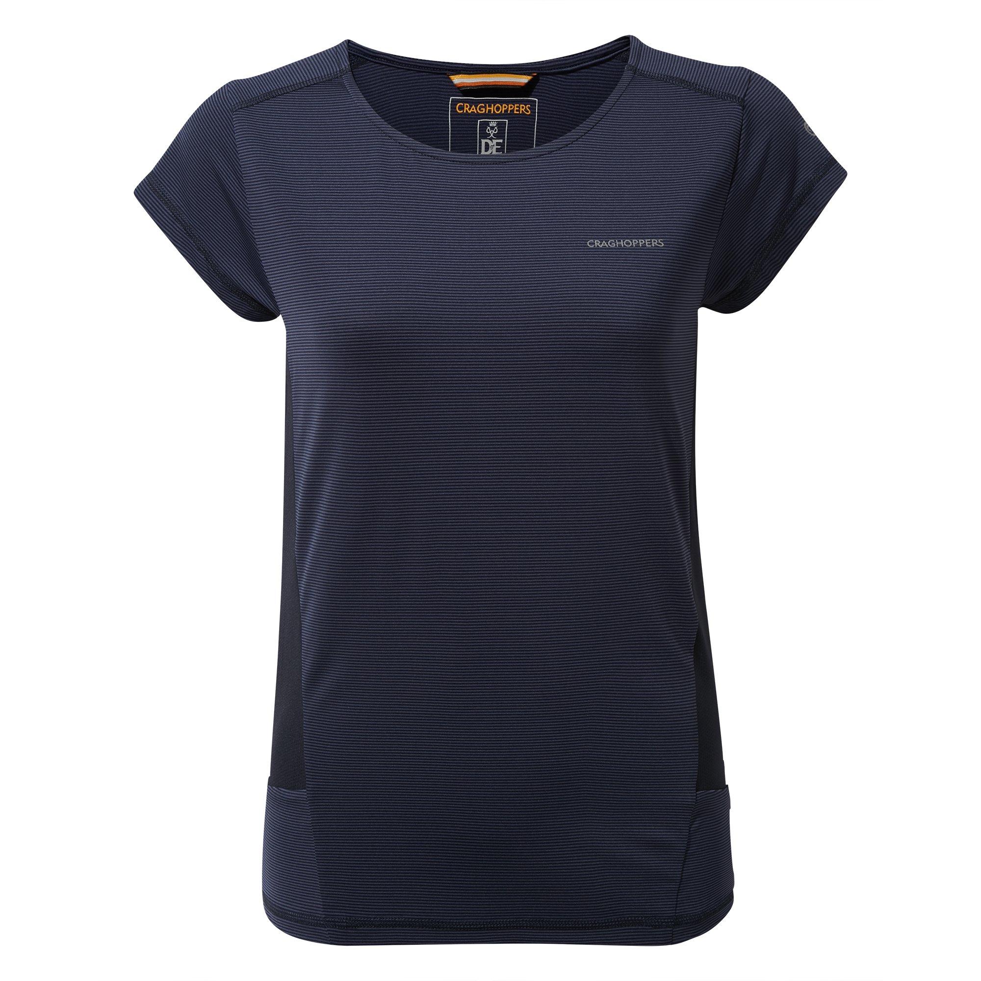 Blue Navy - Craghoppers - Women's Atmos Short Sleeve Performance T-Shirt - 1