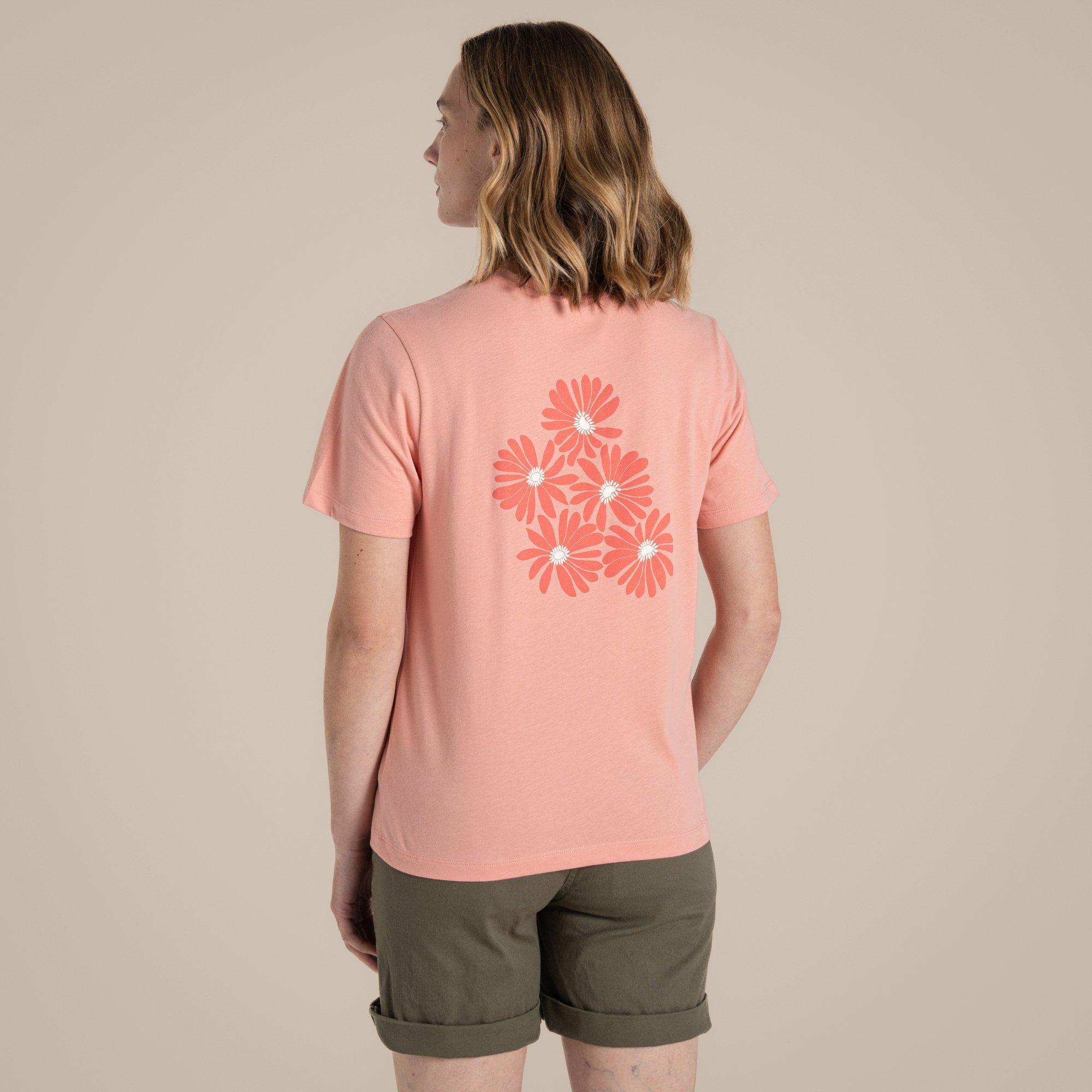 Zonsondergang Haze - Craghoppers - Women's Crag Malibo Short-Sleeve Performance T-Shirt - 2