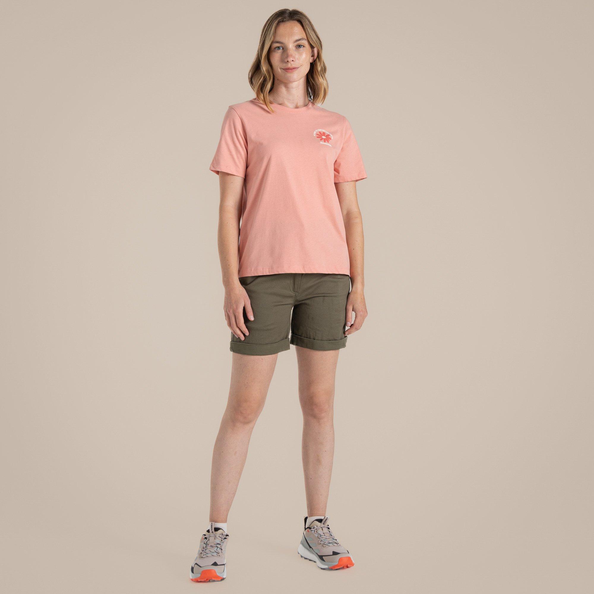 Zonsondergang Haze - Craghoppers - Women's Crag Malibo Short-Sleeve Performance T-Shirt - 3