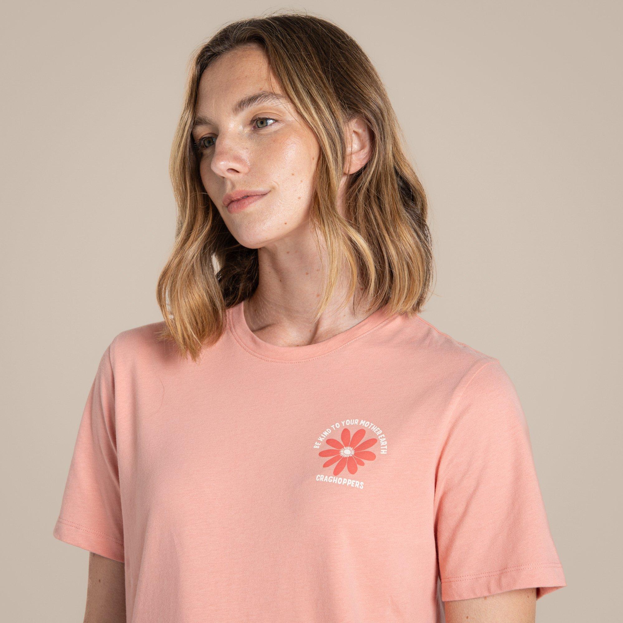 Zonsondergang Haze - Craghoppers - Women's Crag Malibo Short-Sleeve Performance T-Shirt - 4
