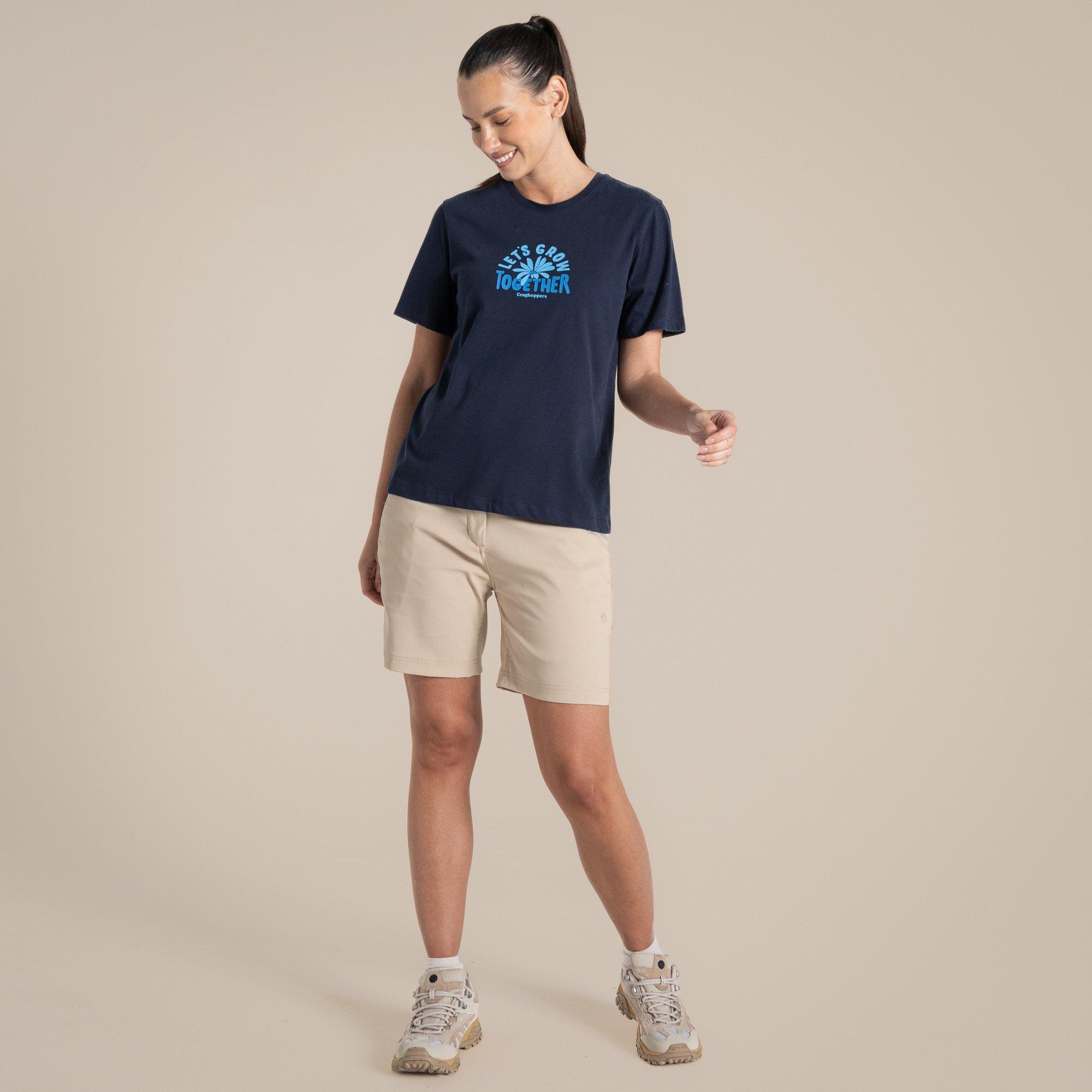 BlueNavyGrow - Craghoppers - Women's Crag Malibo Short-Sleeve Performance T-Shirt - 3