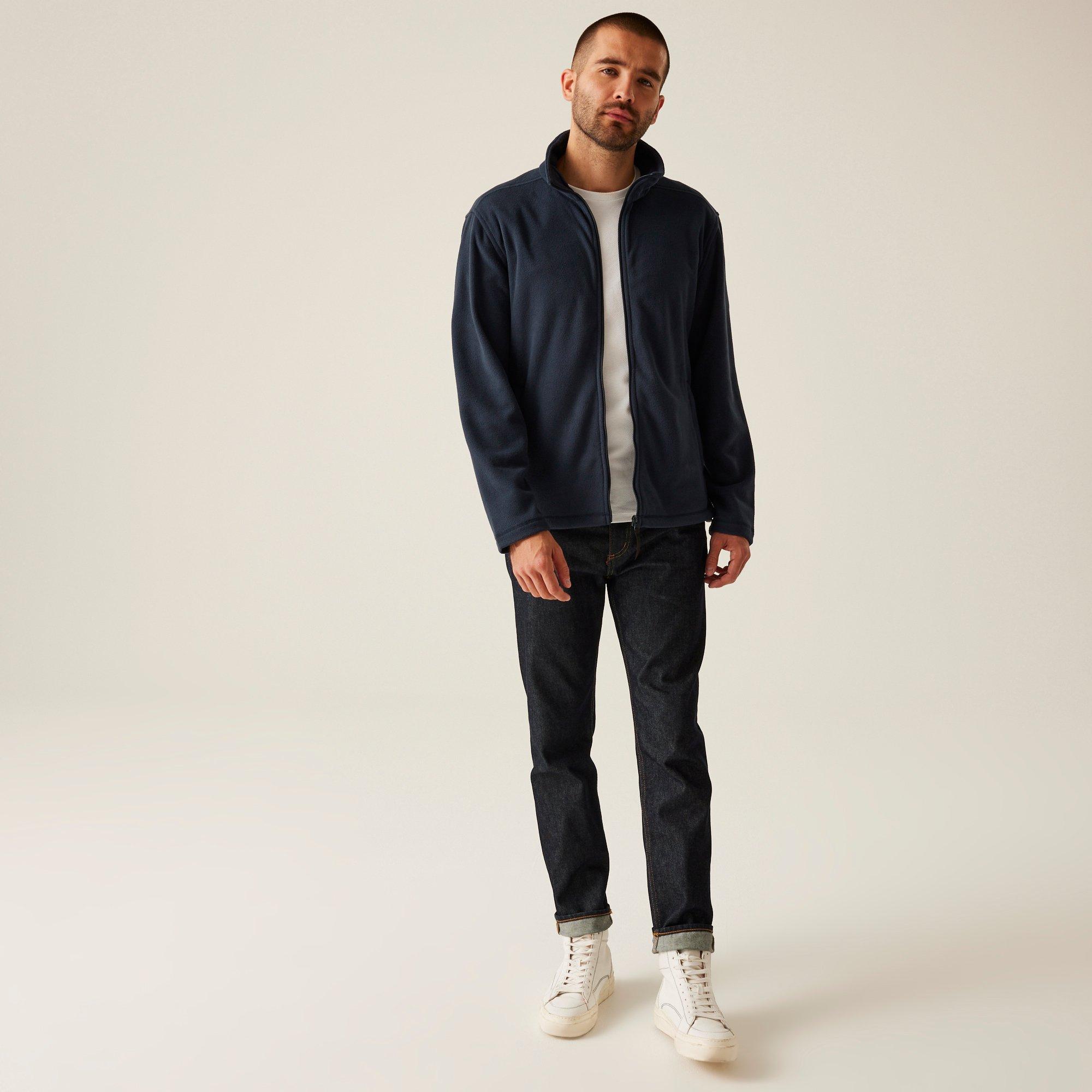 Dark Navy - Regatta - Micro Full Zip Fleece - 3