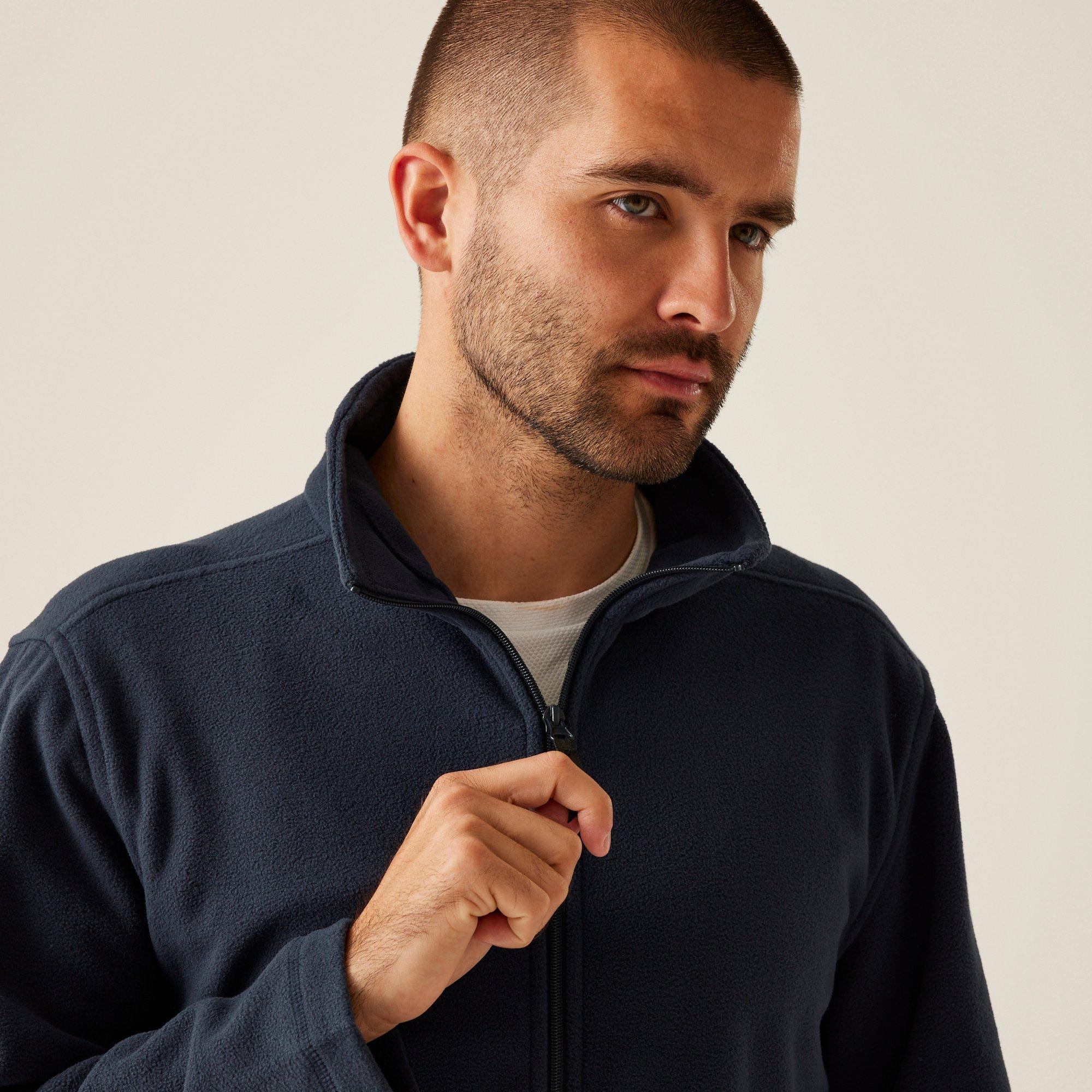 Dark Navy - Regatta - Micro Full Zip Fleece - 4