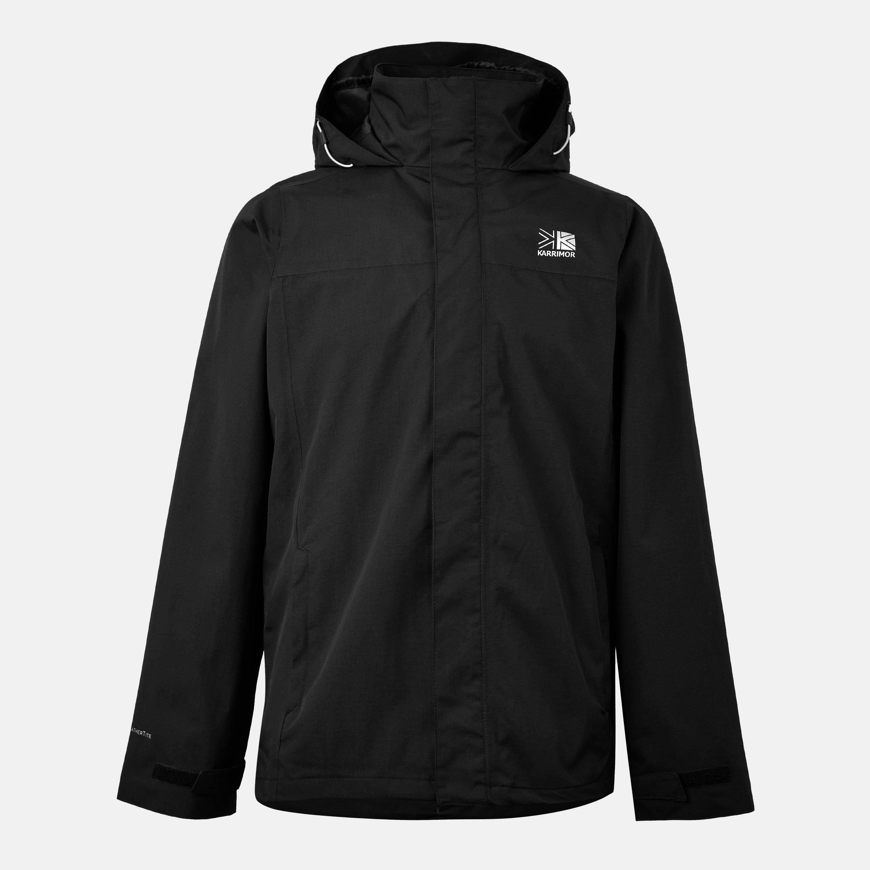 Black - Karrimor - Mens Waterproof WeatherTite 3 in 1 Jacket - 1