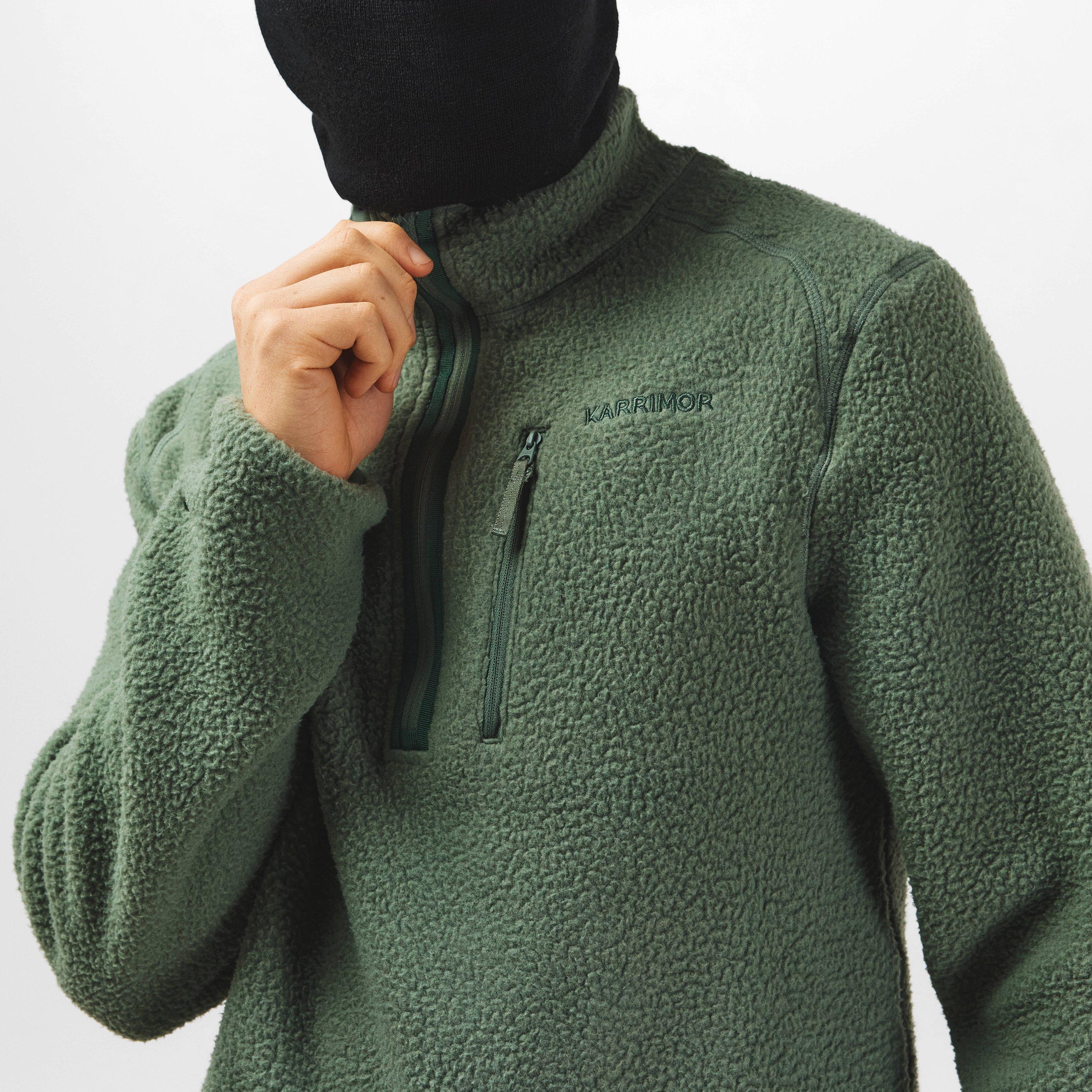 Groen - Karrimor - Tundra half Zip Sherpa Fleece Top Mens - 5