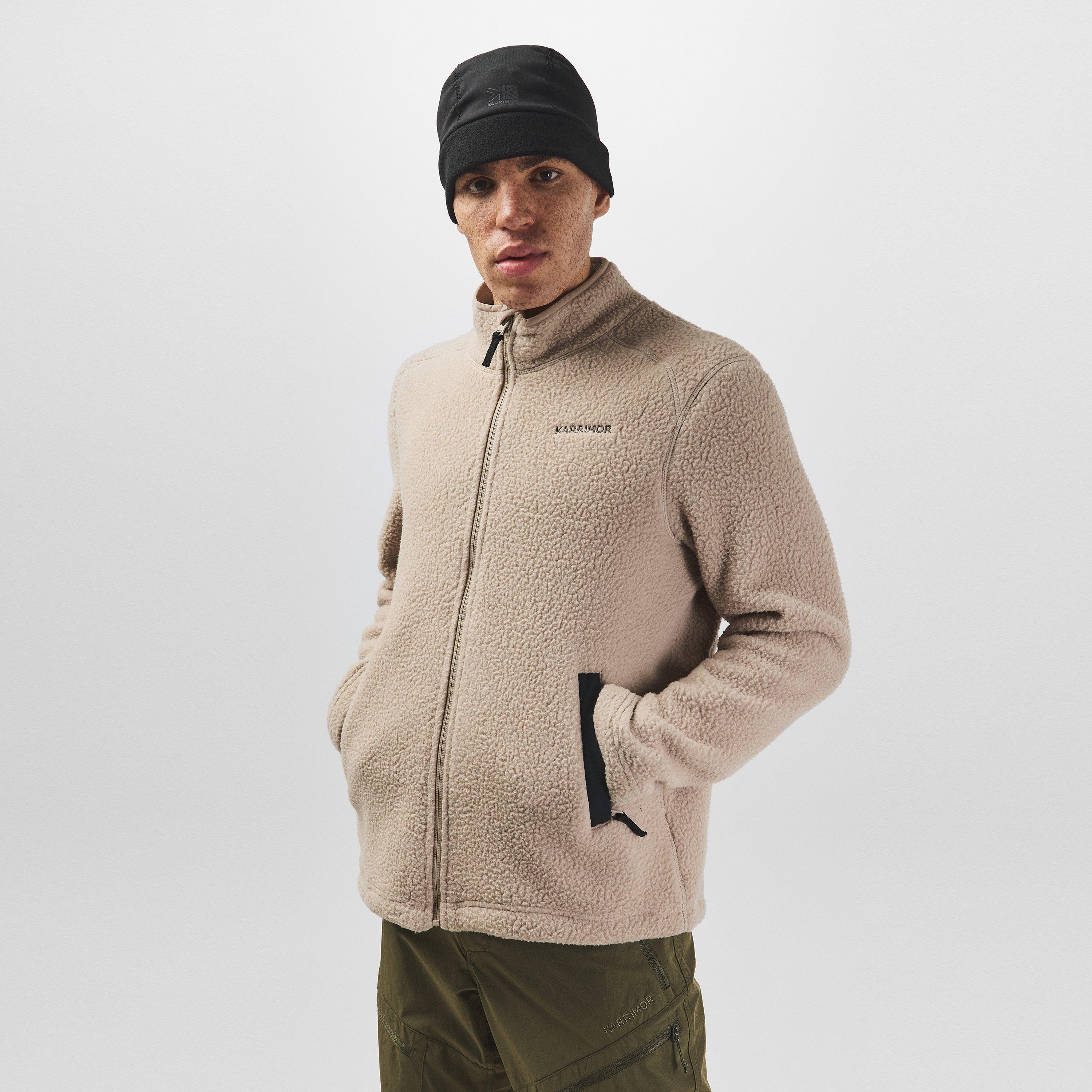 Beige - Karrimor - Tudra Sherpa Fleece Jacket Mens - 3