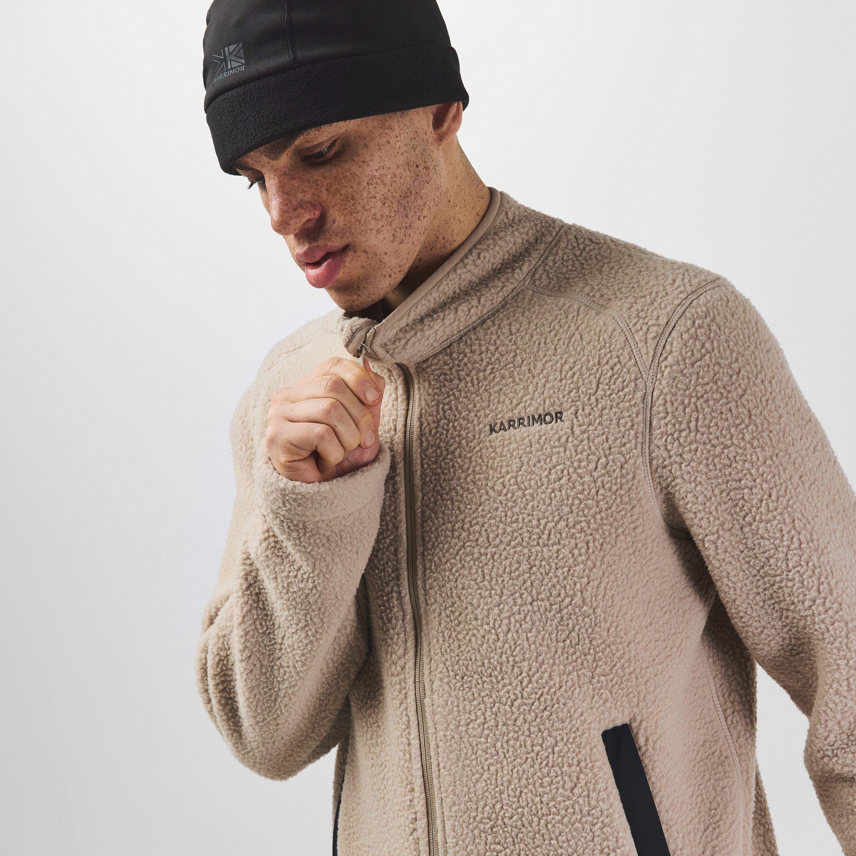 Beige - Karrimor - Tudra Sherpa Fleece Jacket Mens - 5