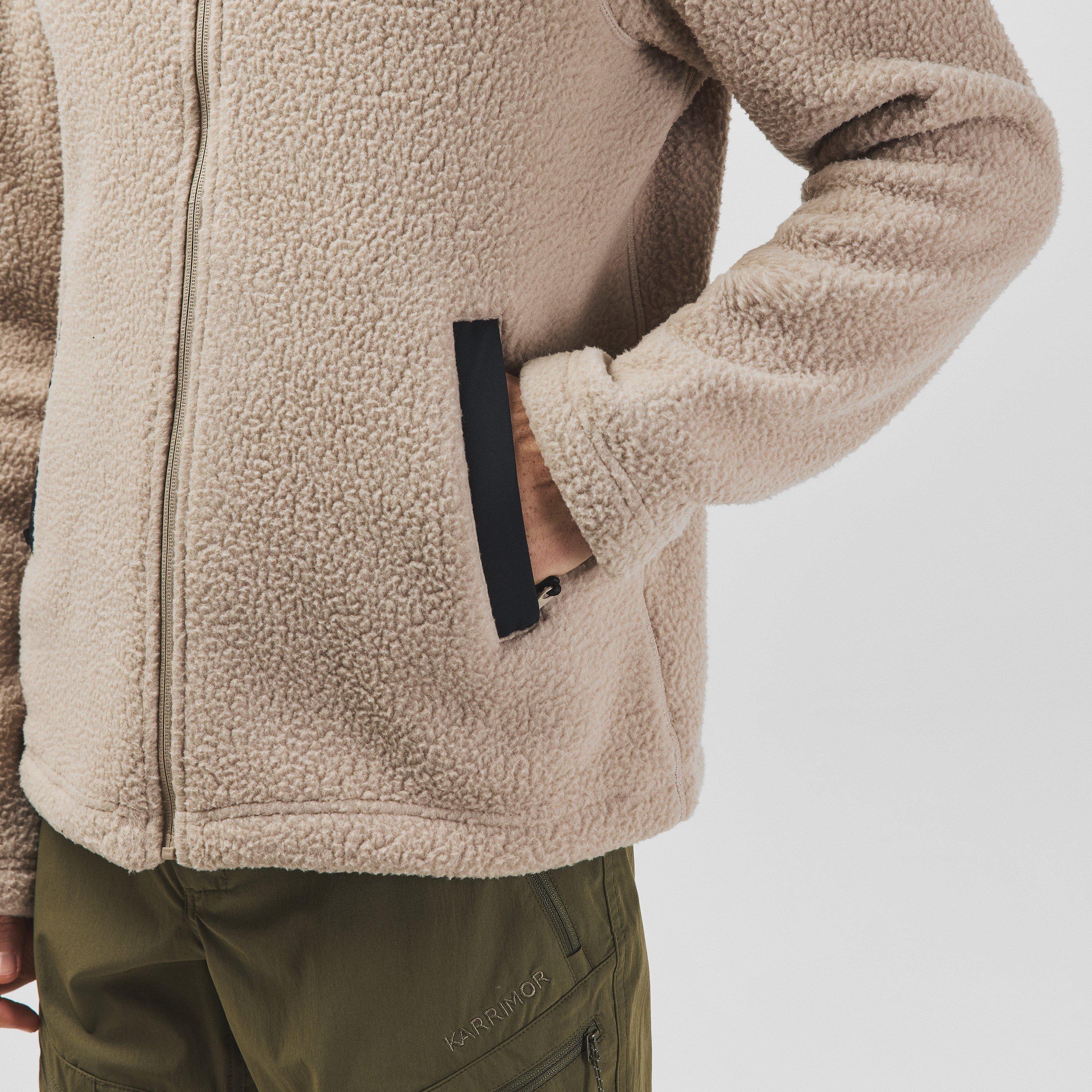Beige - Karrimor - Tudra Sherpa Fleece Jacket Mens - 6