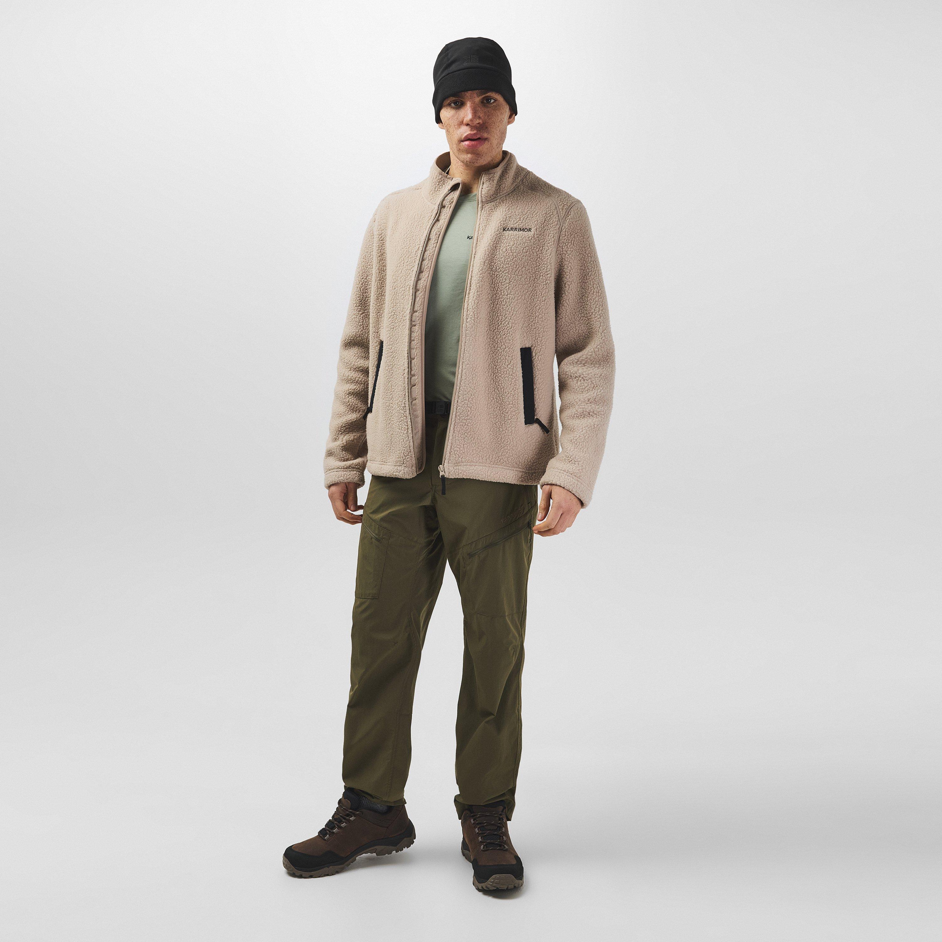 Beige - Karrimor - Tudra Sherpa Fleece Jacket Mens - 7