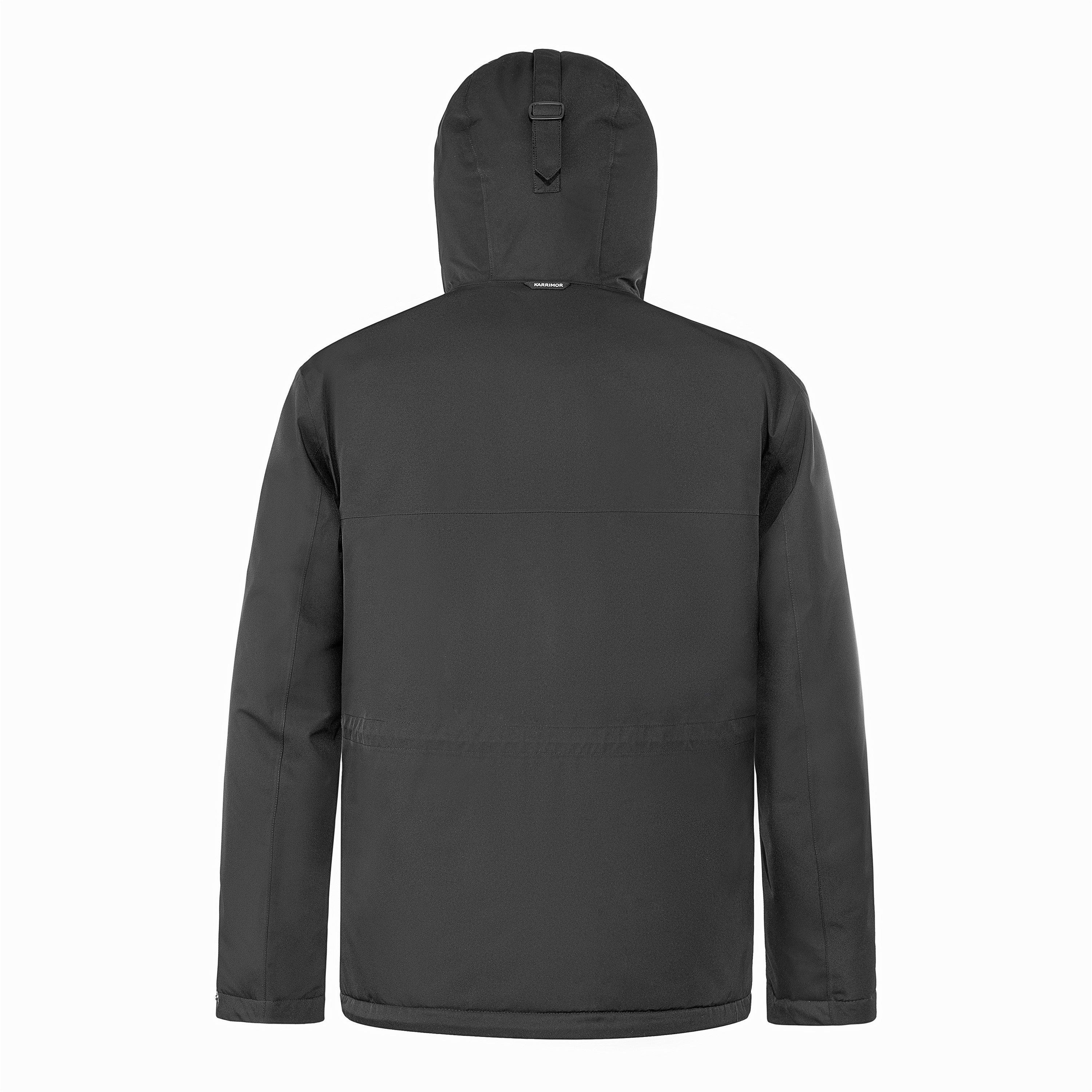 Schwarz - Karrimor - Tundra Waterproof Hooded Long Sleeve Parka - 2