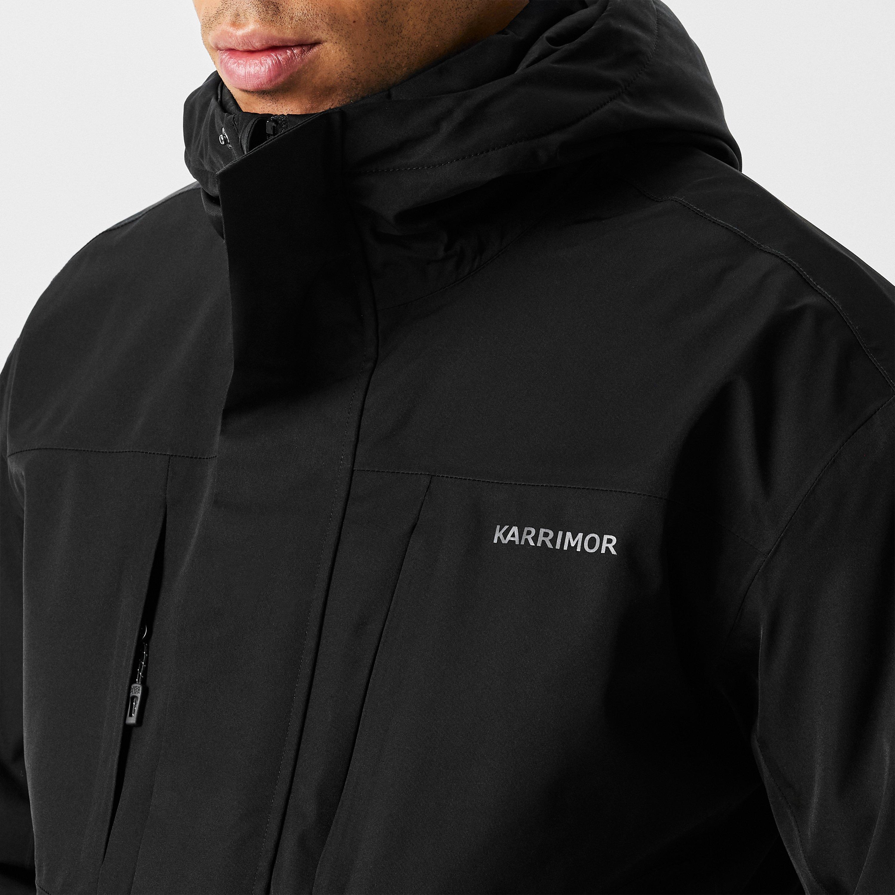 Schwarz - Karrimor - Tundra Waterproof Hooded Long Sleeve Parka - 5
