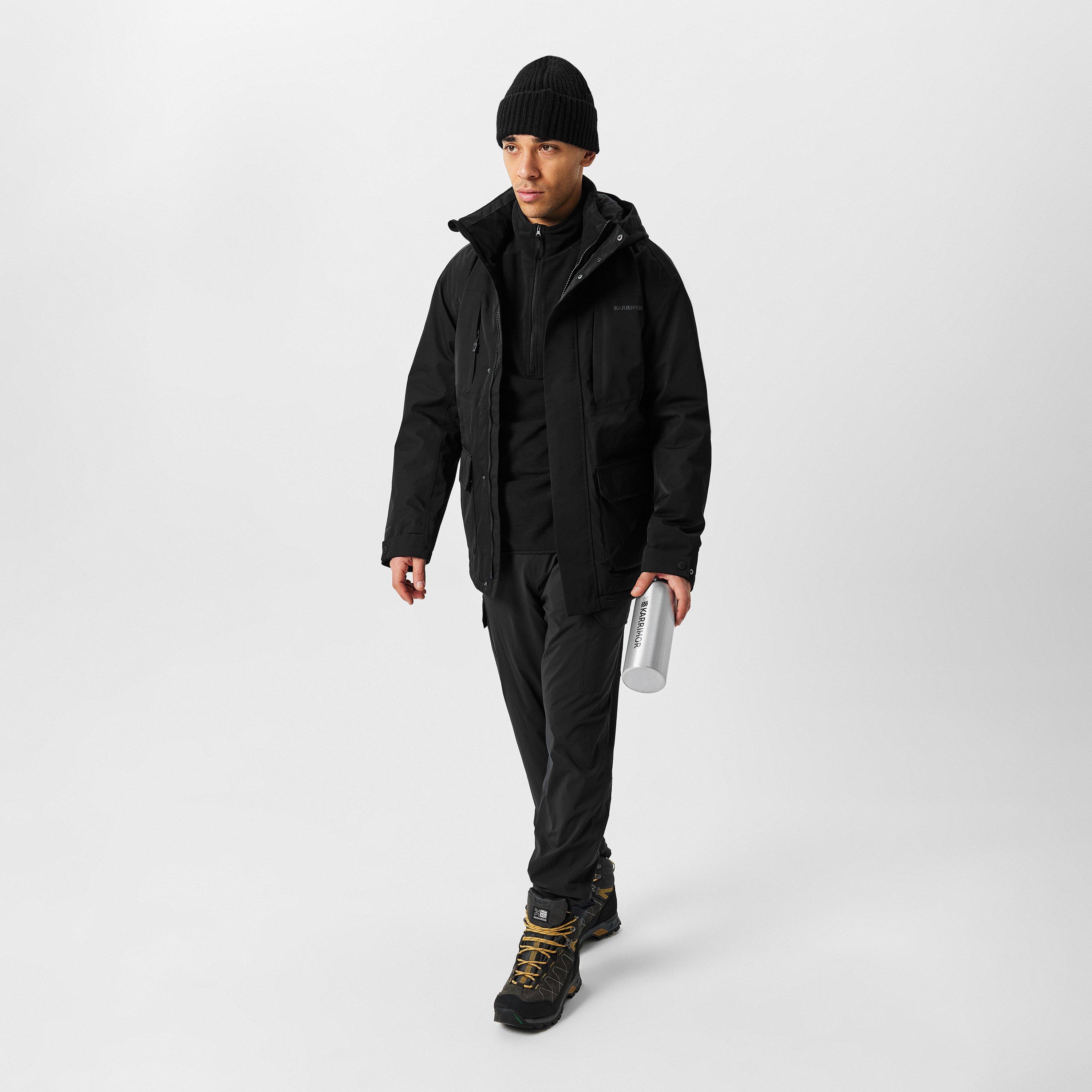 Schwarz - Karrimor - Tundra Waterproof Hooded Long Sleeve Parka - 6