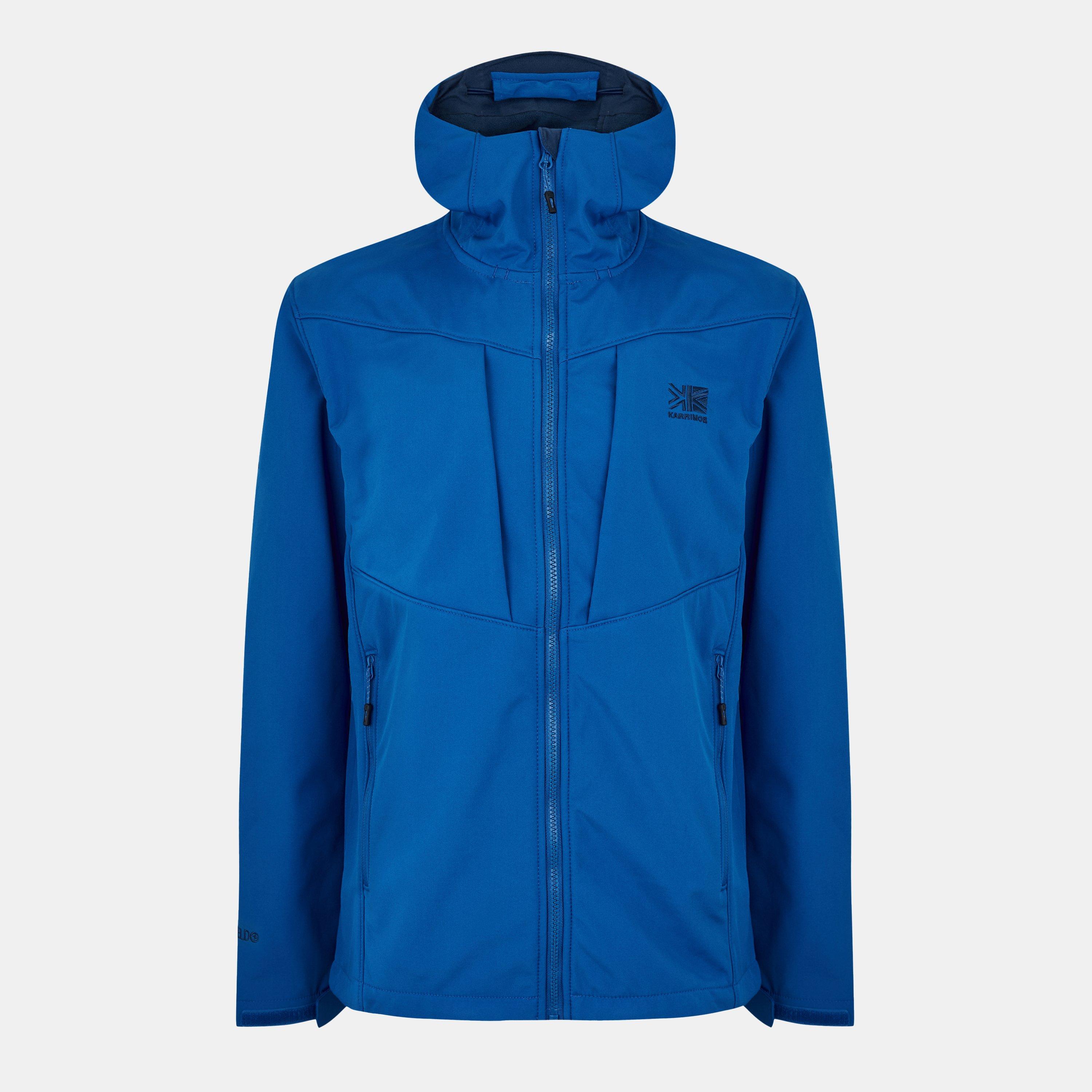 Karrimor Men's Alpiniste Water Resistant Windproof Long Sleeve Softshell Jacket - Blue - S