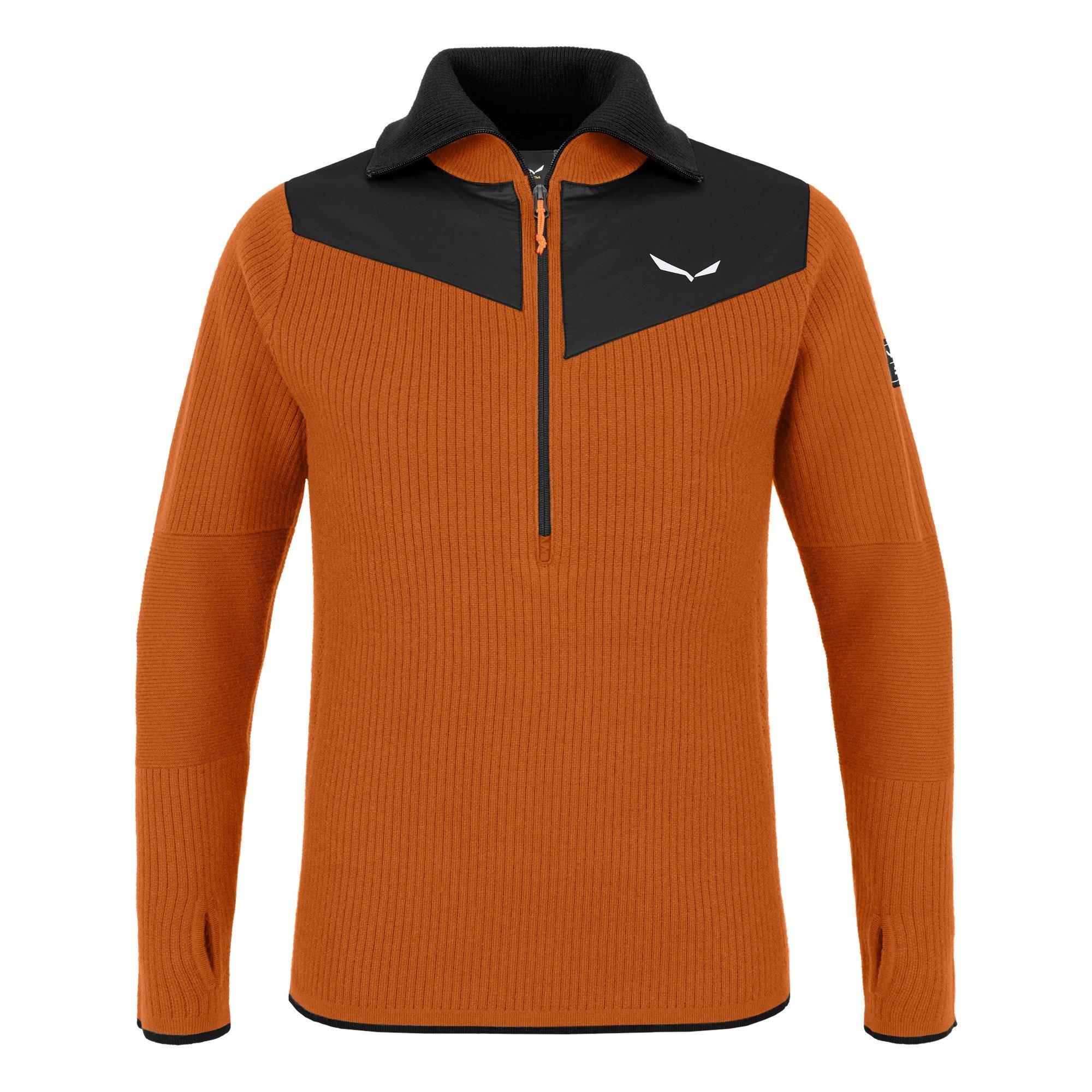 Autumnal - Salewa - Men's Sella 1/4 Zip Fleece Fabric