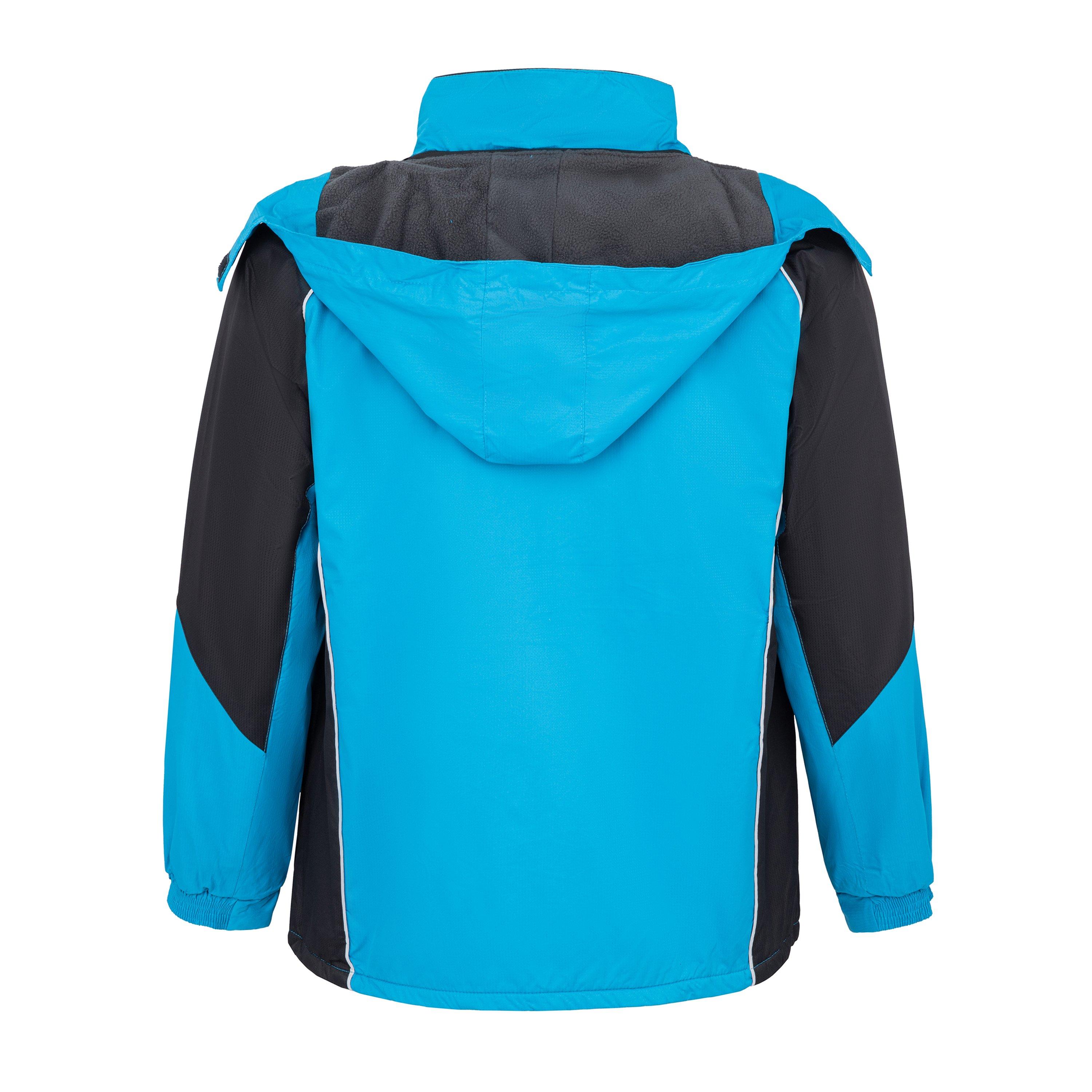 Ski blau - Gelert - Men's Fleece Lined Wind Resistant Full Zip Softshell Jacket - 2