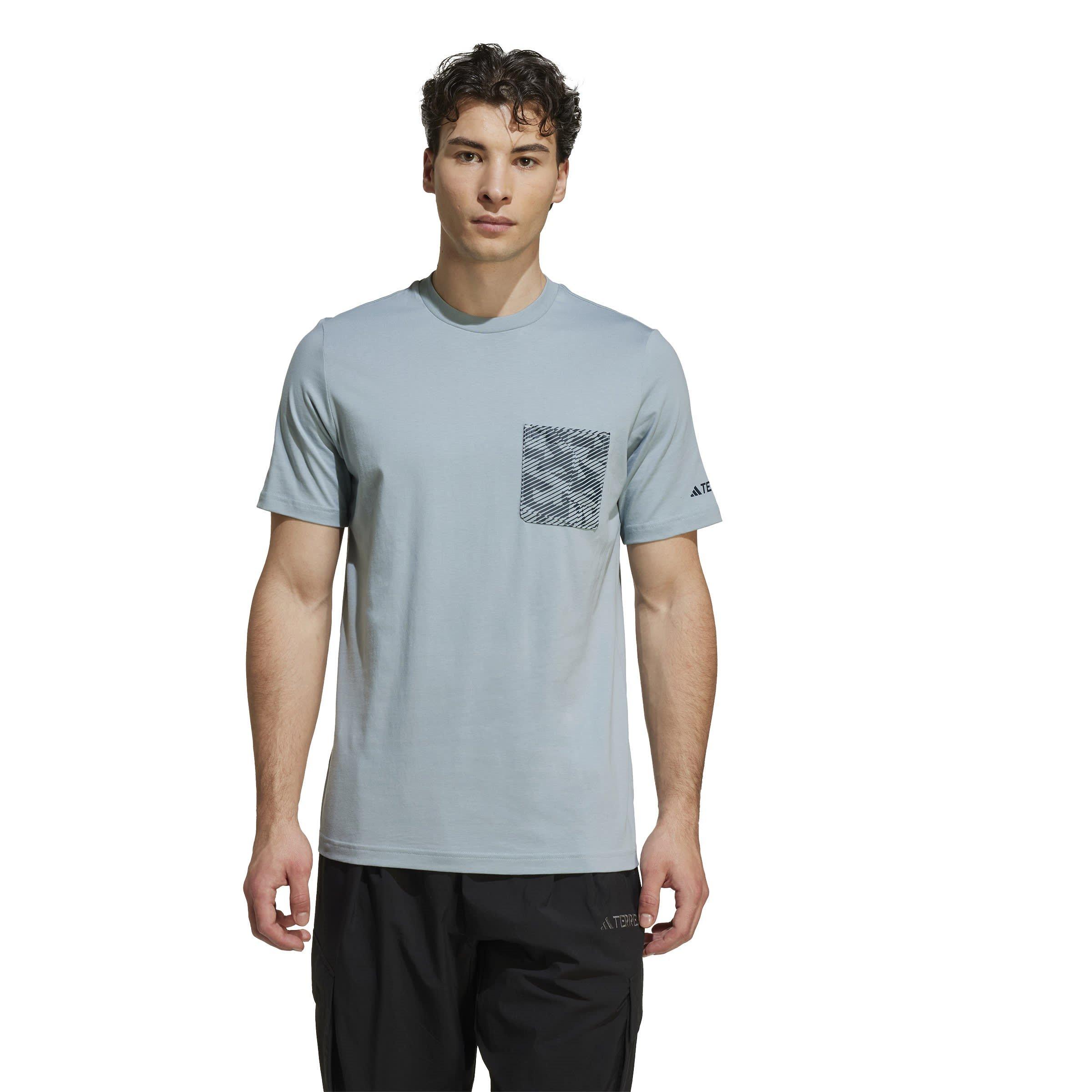 Magic Grey - adidas - Puzzle T-Shirt Mens - 2