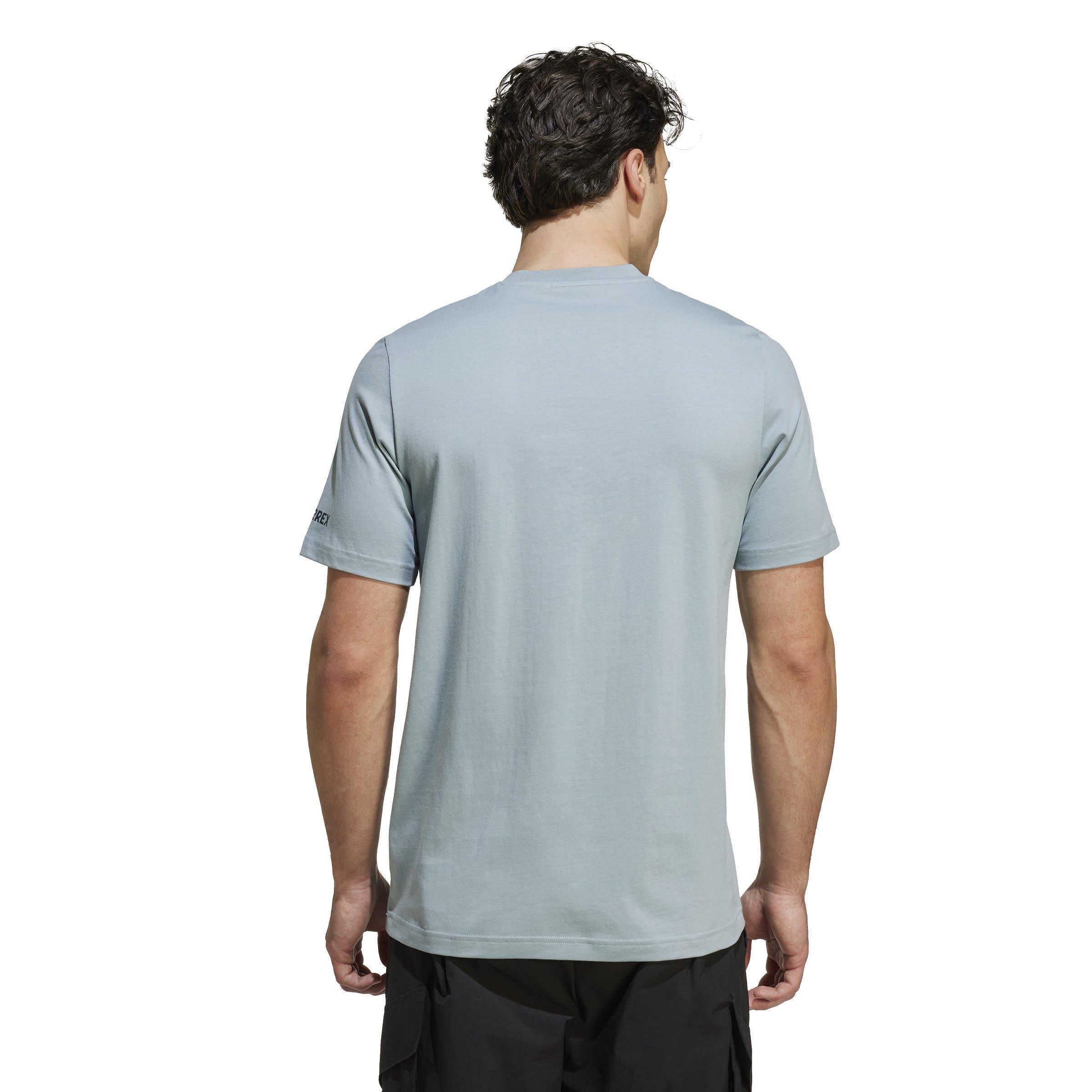 Magic Grey - adidas - Puzzle T-Shirt Mens - 3