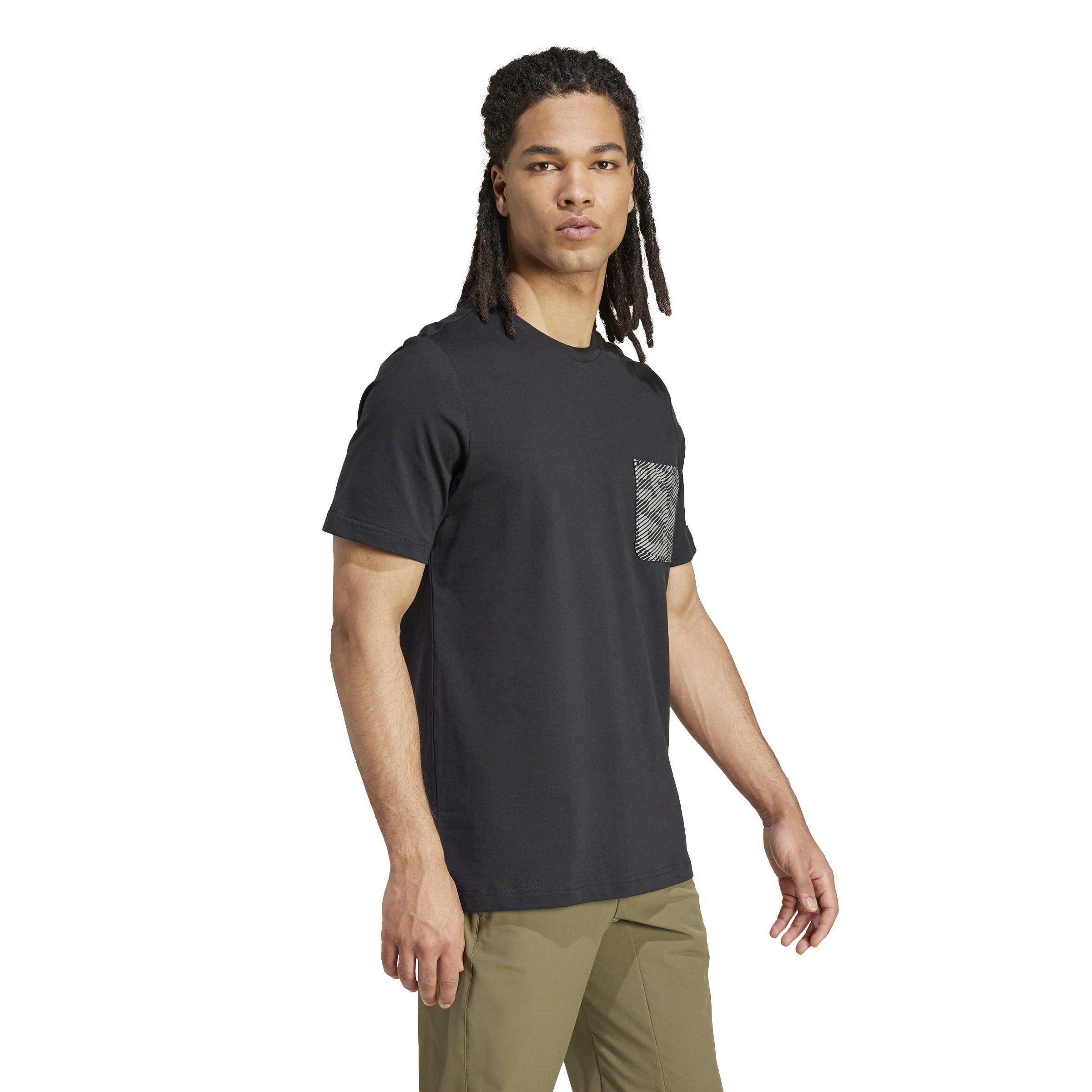 Zwart - adidas - Puzzle T-Shirt Mens - 4