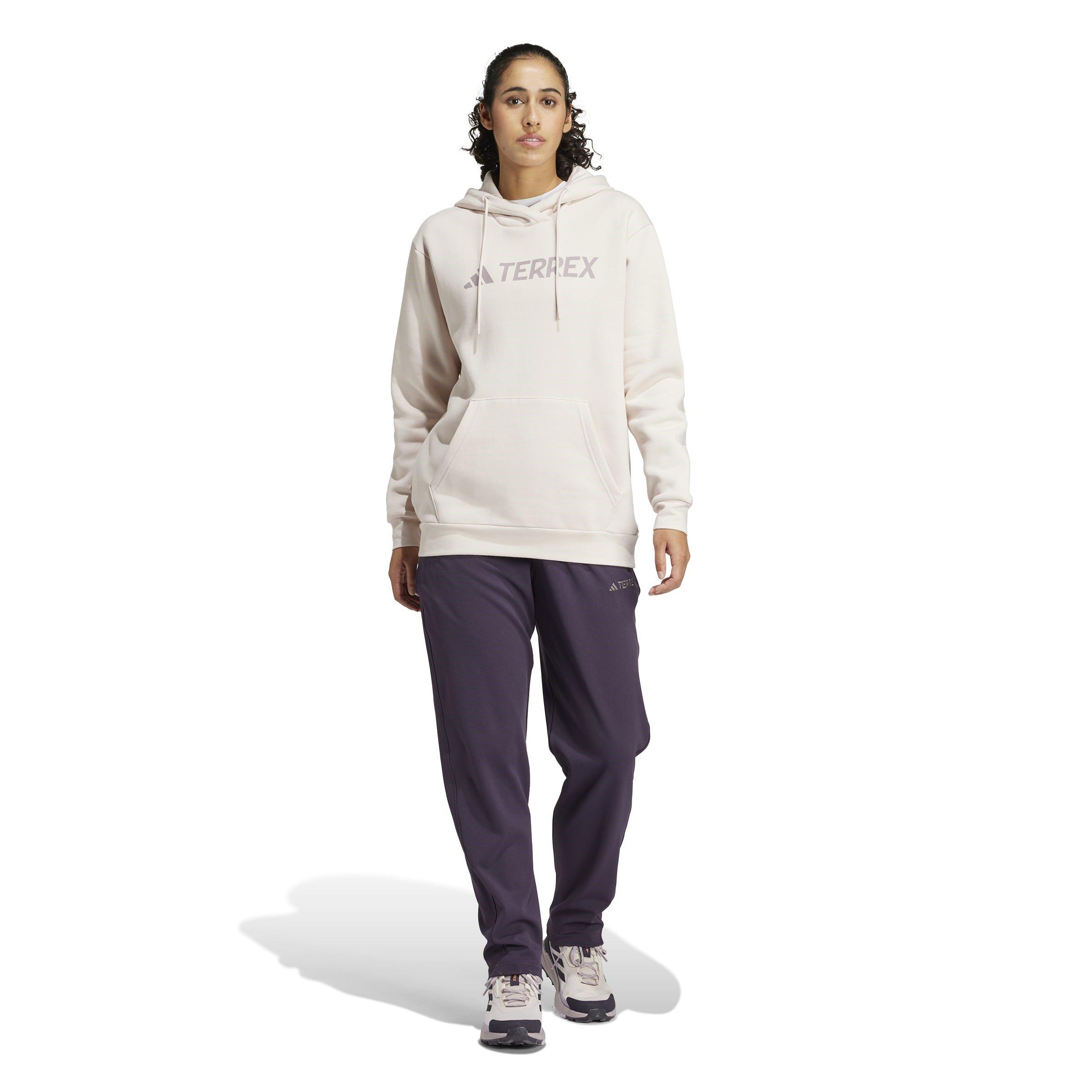 Putty Mauve - adidas - Terrex Multi Large Logo Hoodie Womens - 7