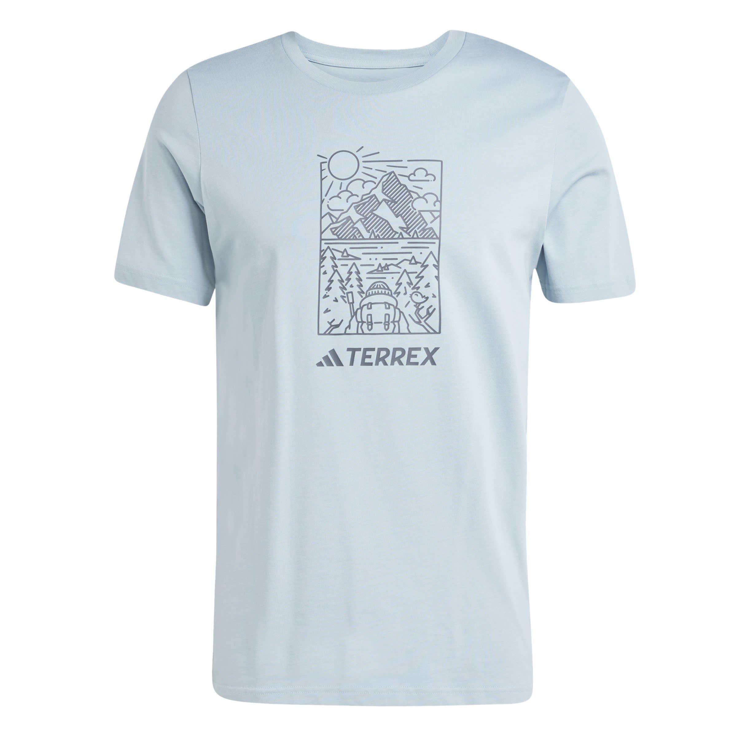 Adidas Men's Terrex Graphic T-Shirt - Magic Grey - M