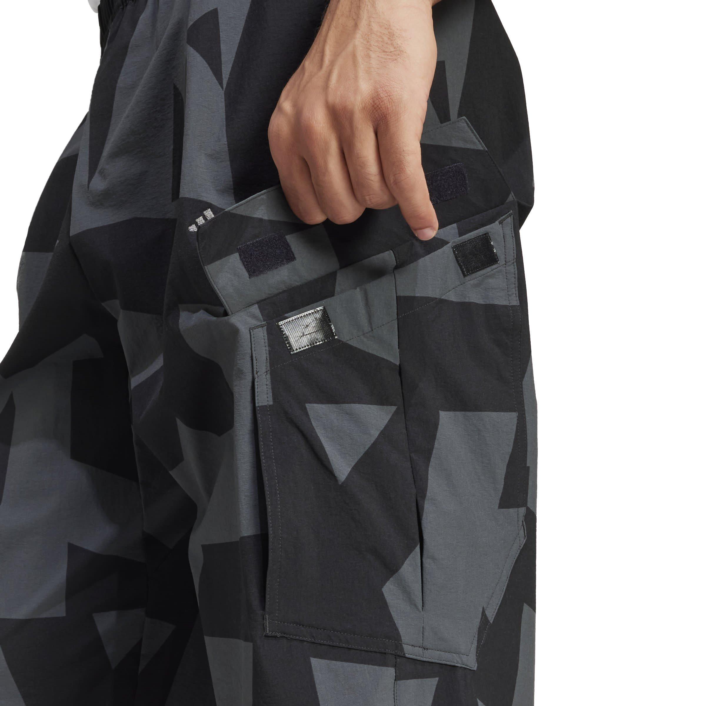 Zwart/Grijs AOP - adidas - Terrex Xploric Printed Cargo Joggers Mens - 6