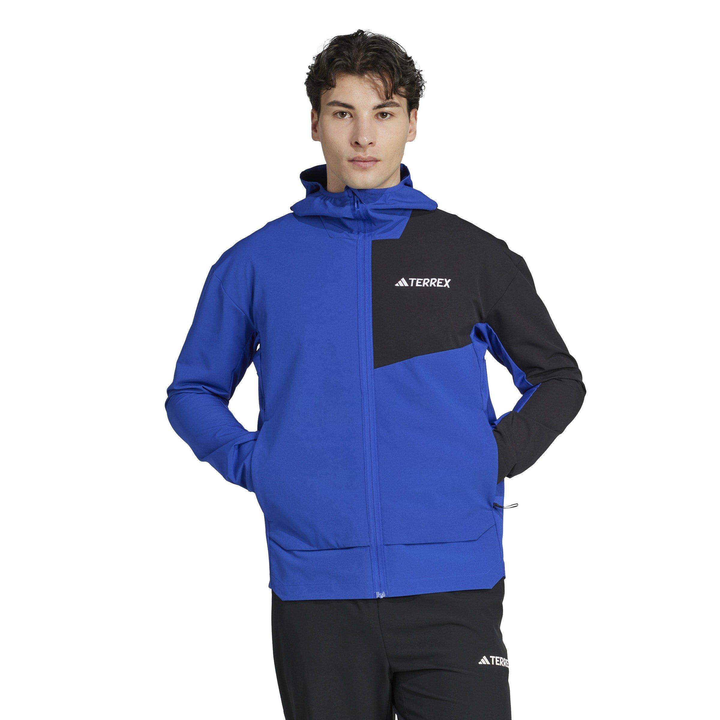 Blu/Nero - adidas - Terrex Multi Softshell Jacket Mens - 2