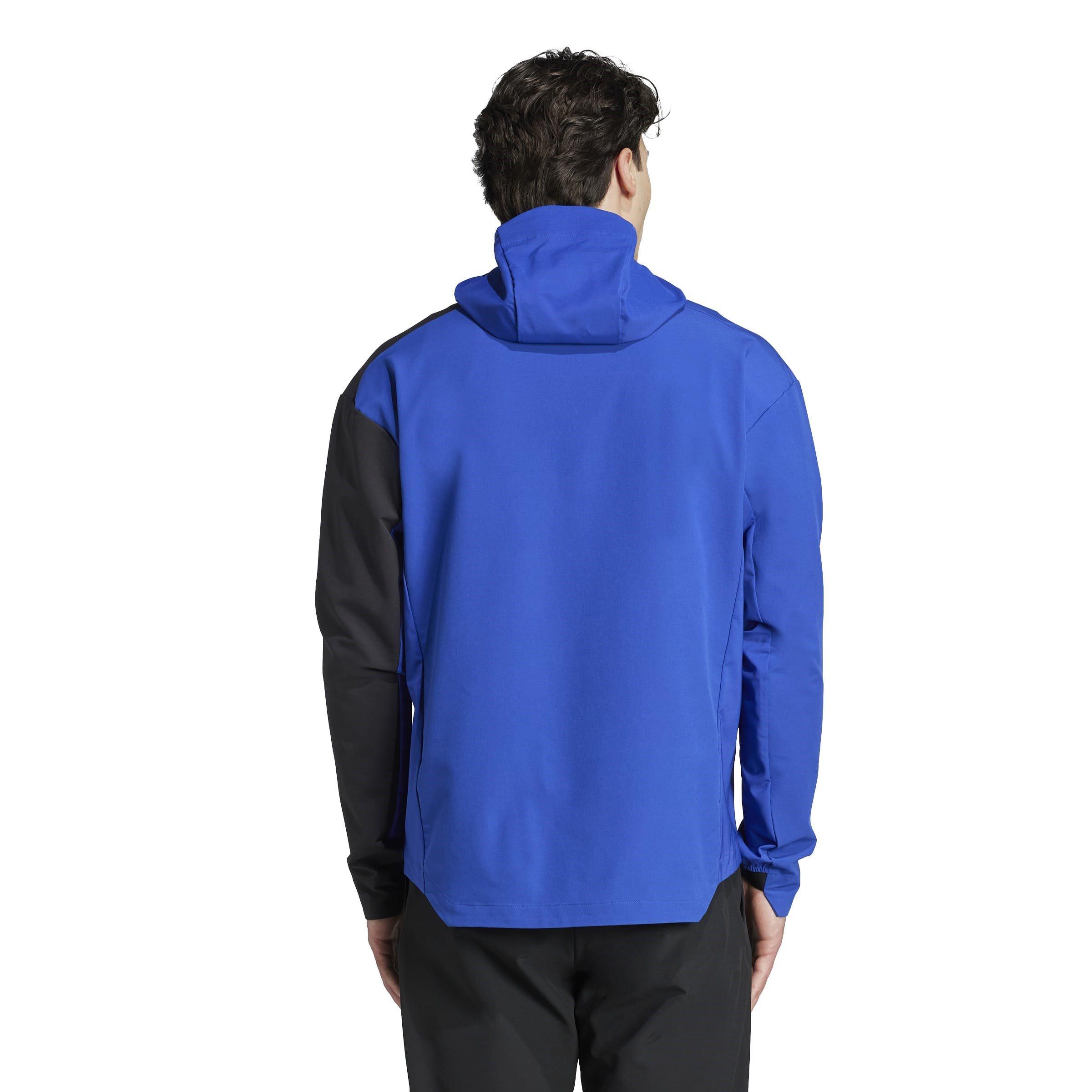 Blu/Nero - adidas - Terrex Multi Softshell Jacket Mens - 3