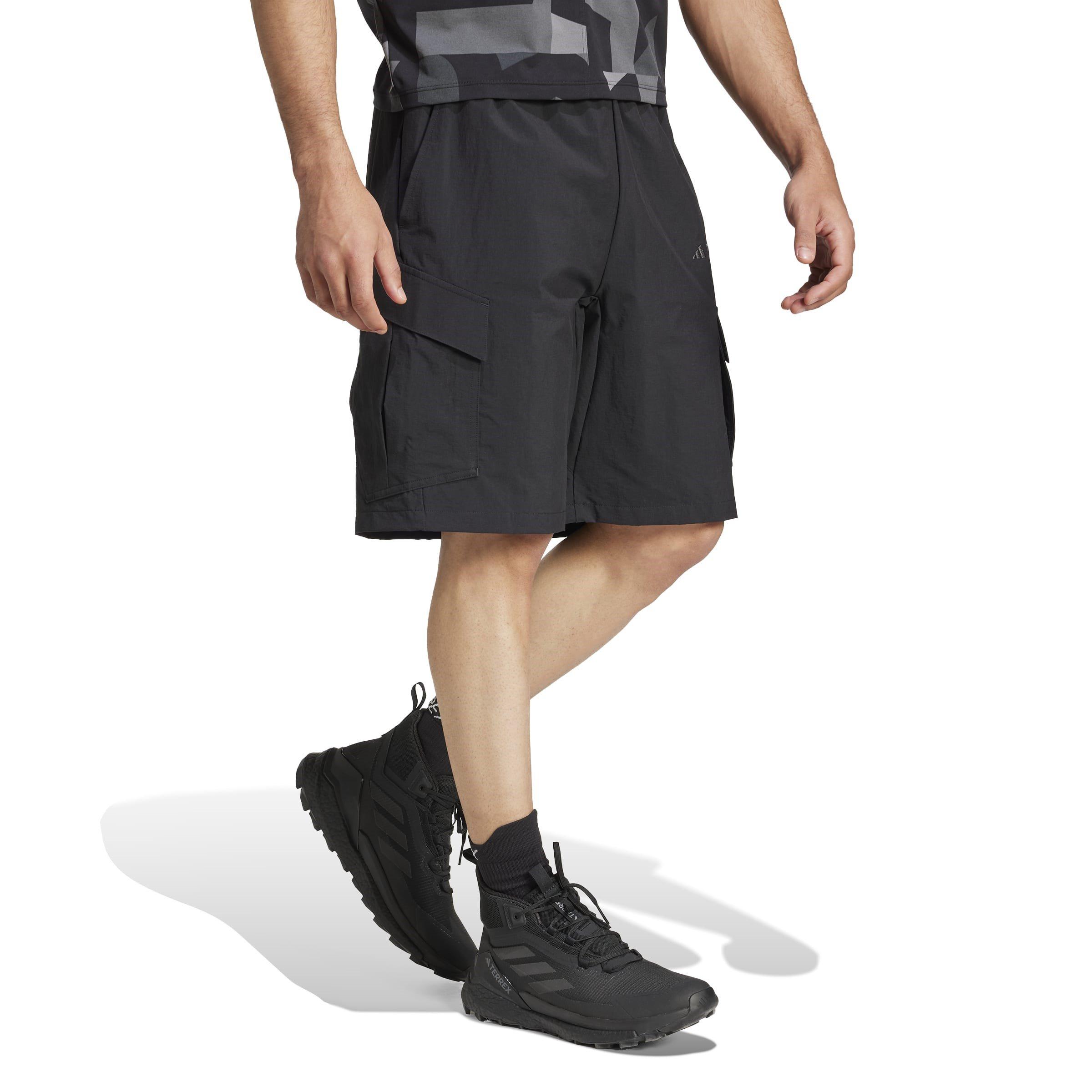 Black - adidas - Terrex Xploric Cargo Shorts Mens - 4