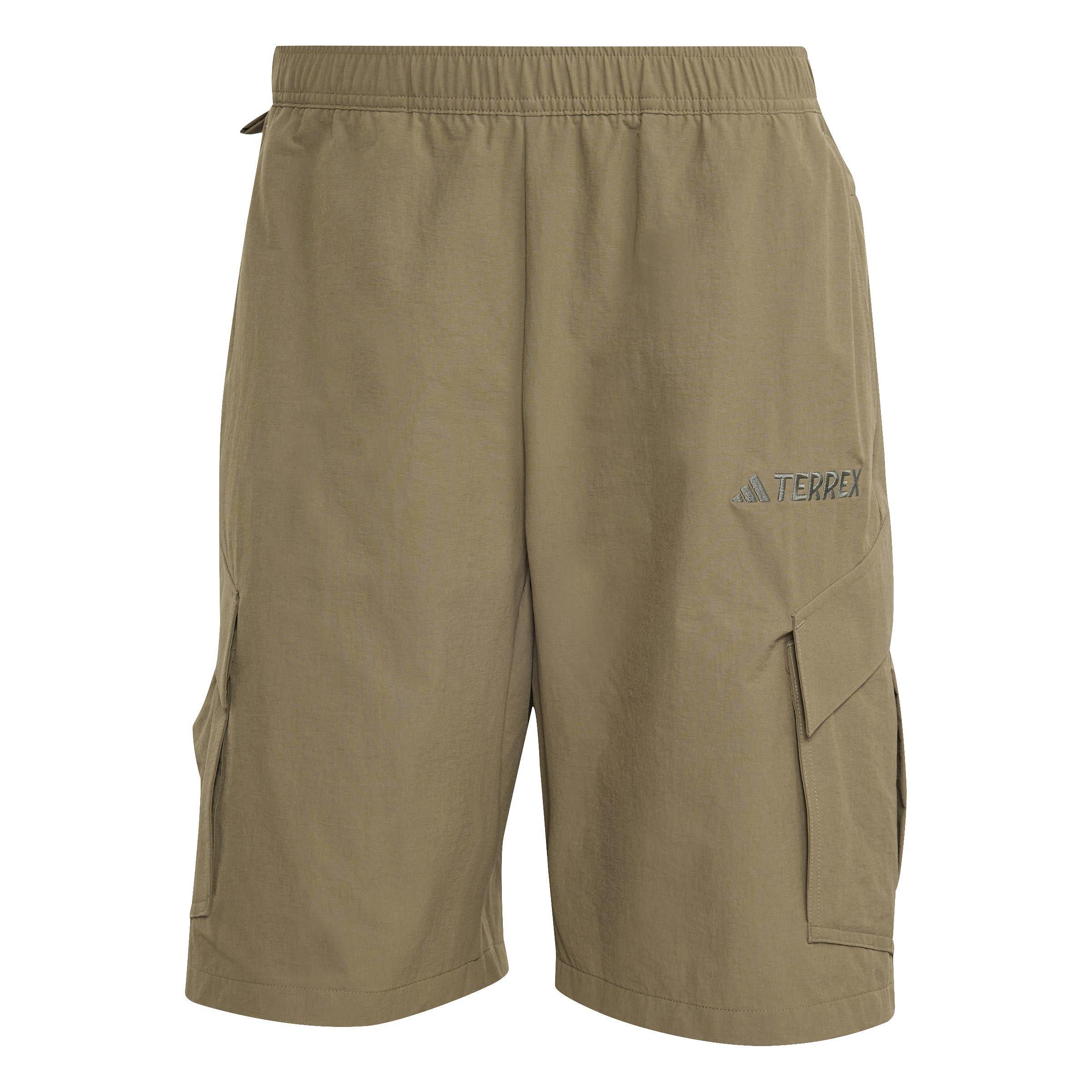 Adidas Men's Terrex Xploric Cargo Shorts - Olive - XL