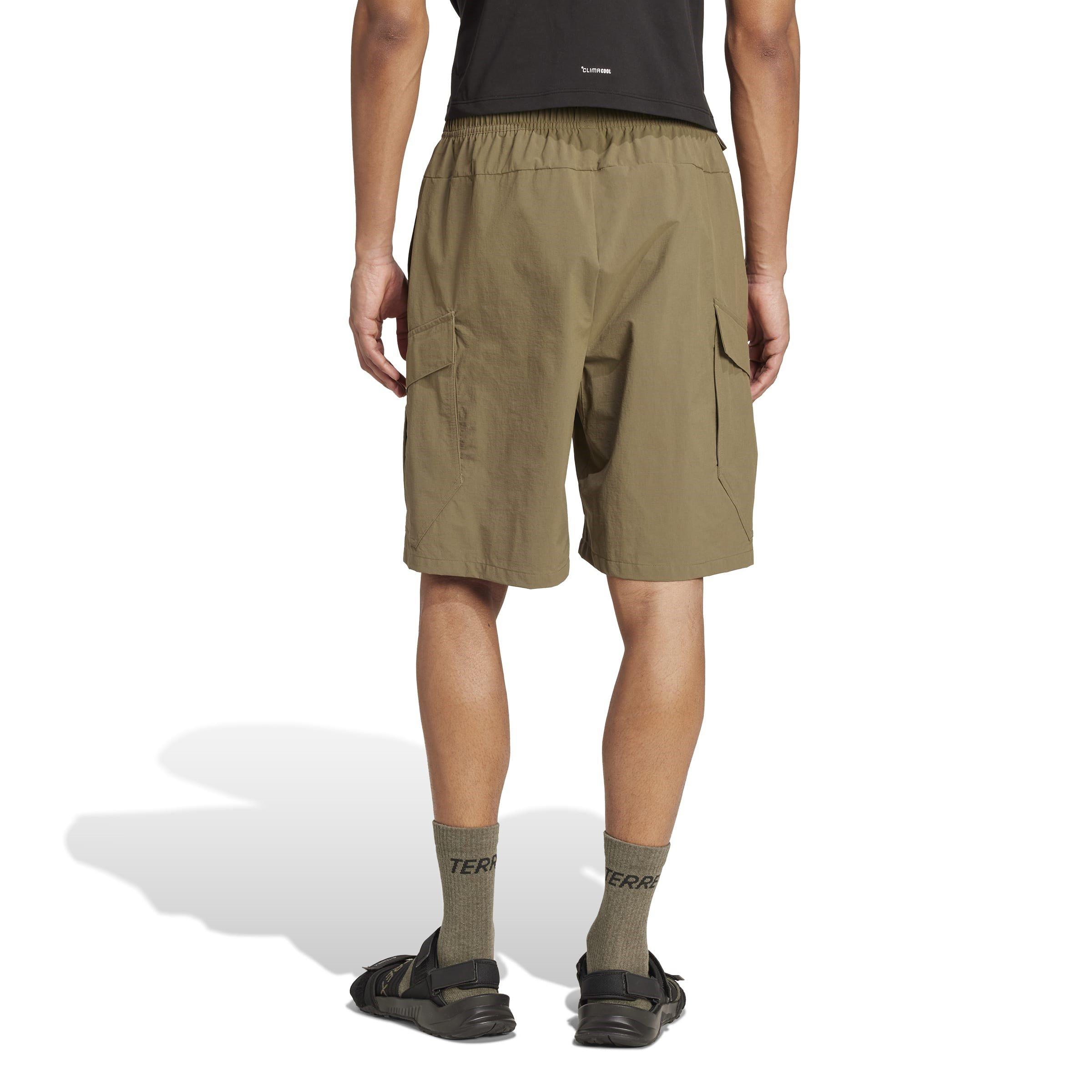 Olive - adidas - Terrex Xploric Cargo Shorts Mens - 3