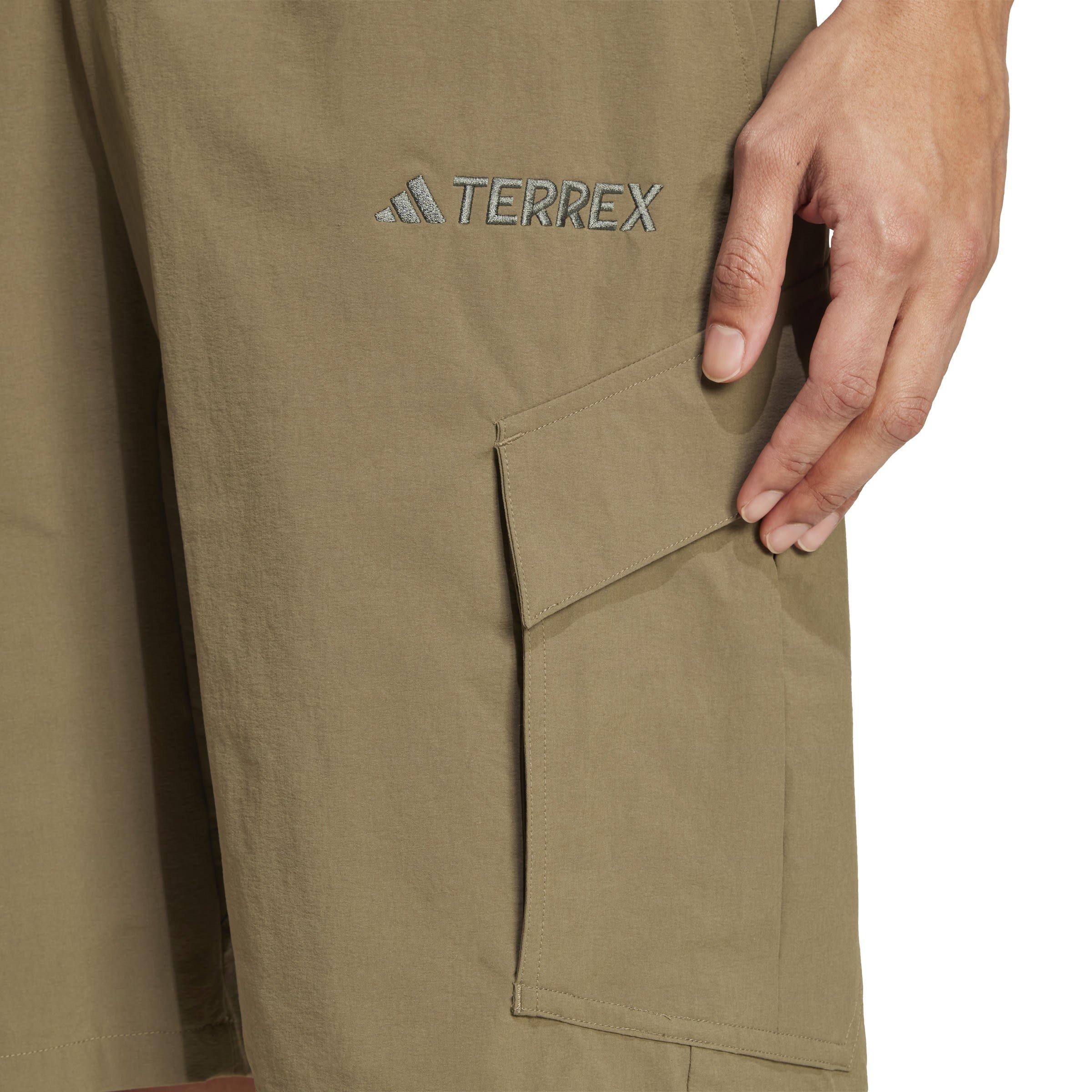 Olive - adidas - Terrex Xploric Cargo Shorts Mens - 5