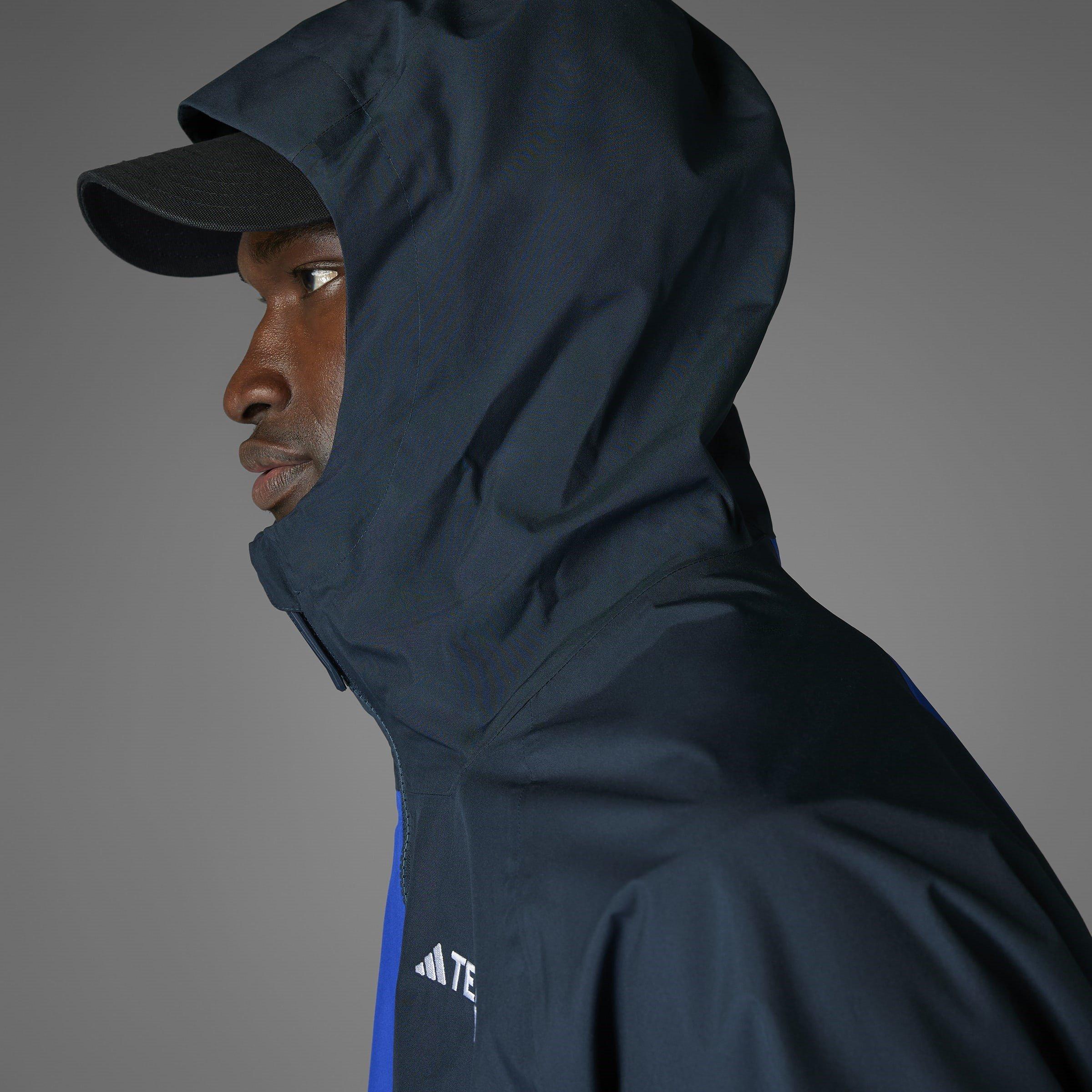 Blu/Nero - adidas - Terrex Multi 2 Layer RAIN.RDY Jacket Mens - 11