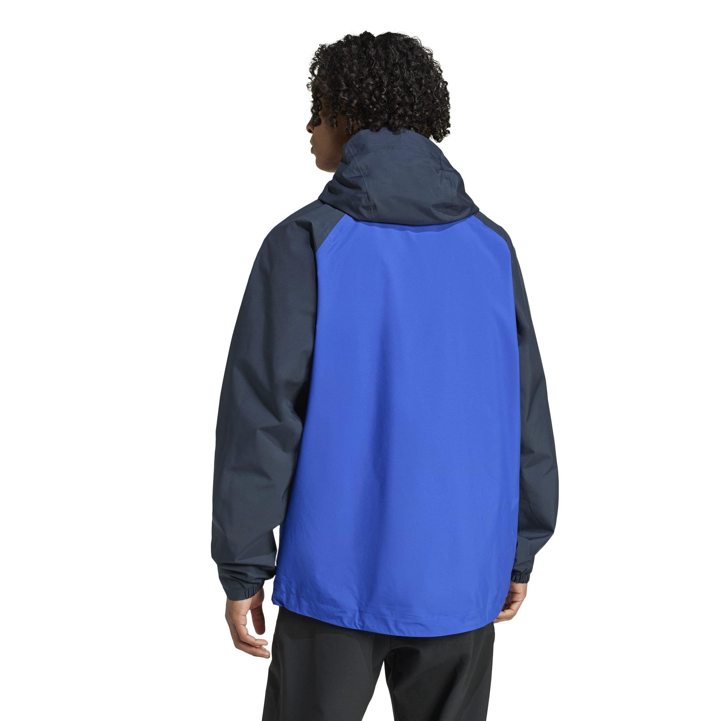 Blu/Nero - adidas - Terrex Multi 2 Layer RAIN.RDY Jacket Mens - 4