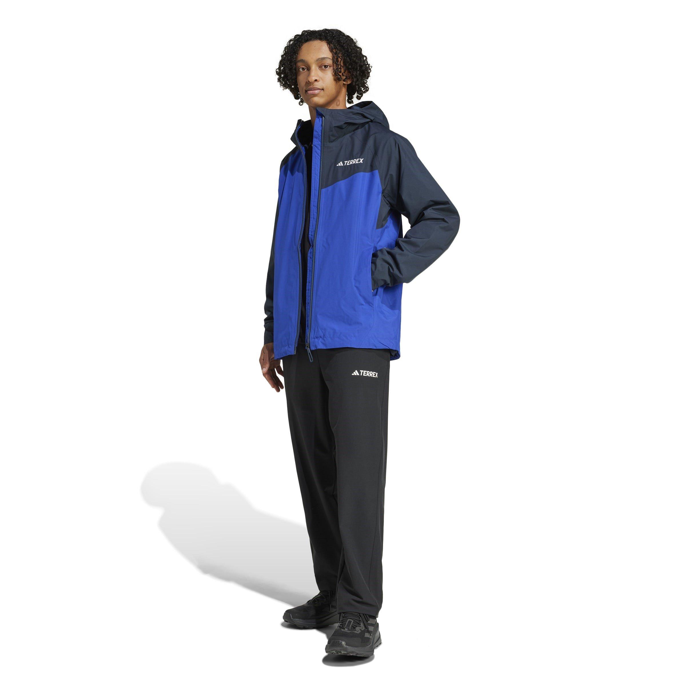Blu/Nero - adidas - Terrex Multi 2 Layer RAIN.RDY Jacket Mens - 7