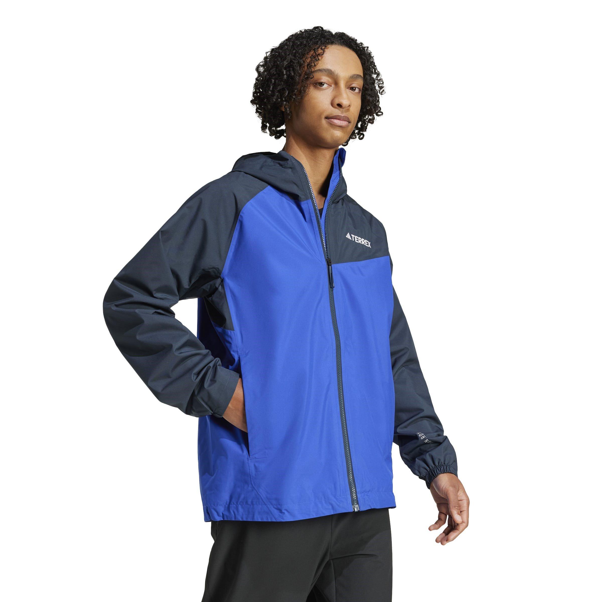 Blu/Nero - adidas - Terrex Multi 2 Layer RAIN.RDY Jacket Mens - 8