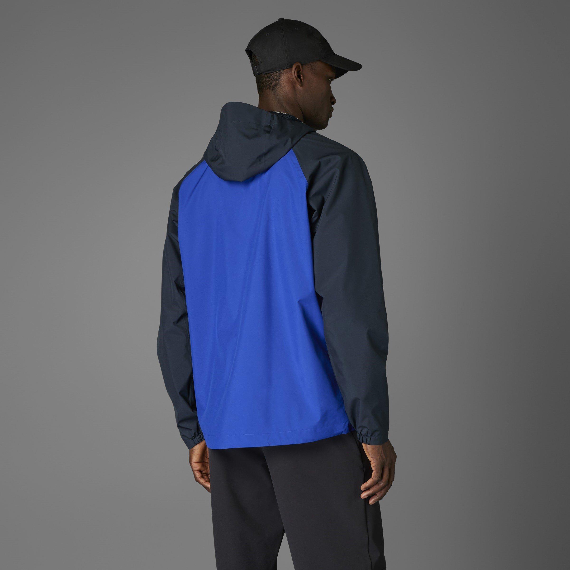 Blu/Nero - adidas - Terrex Multi 2 Layer RAIN.RDY Jacket Mens - 9