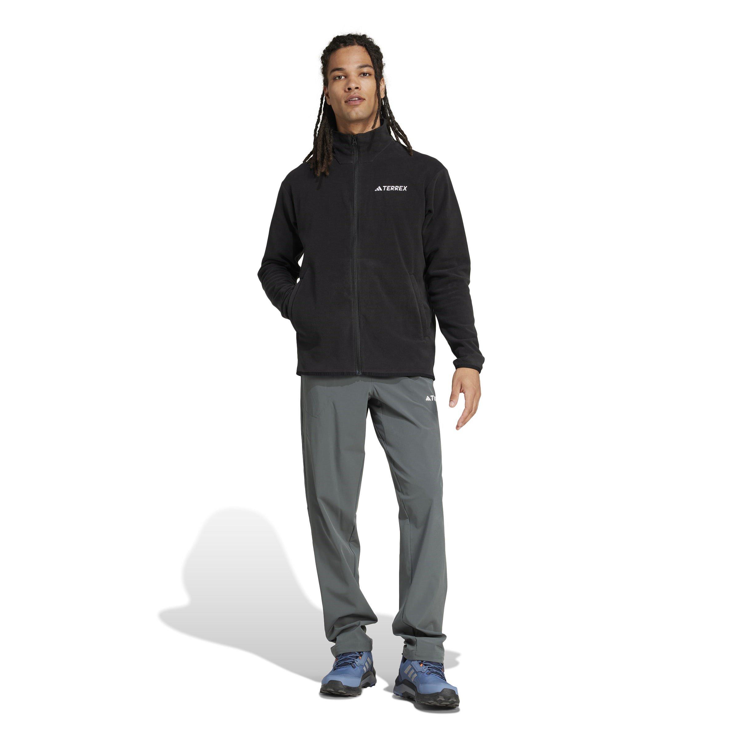 Schwarz - adidas - Multi Essentials Full-Zip Fleece Jacket Mens - 7