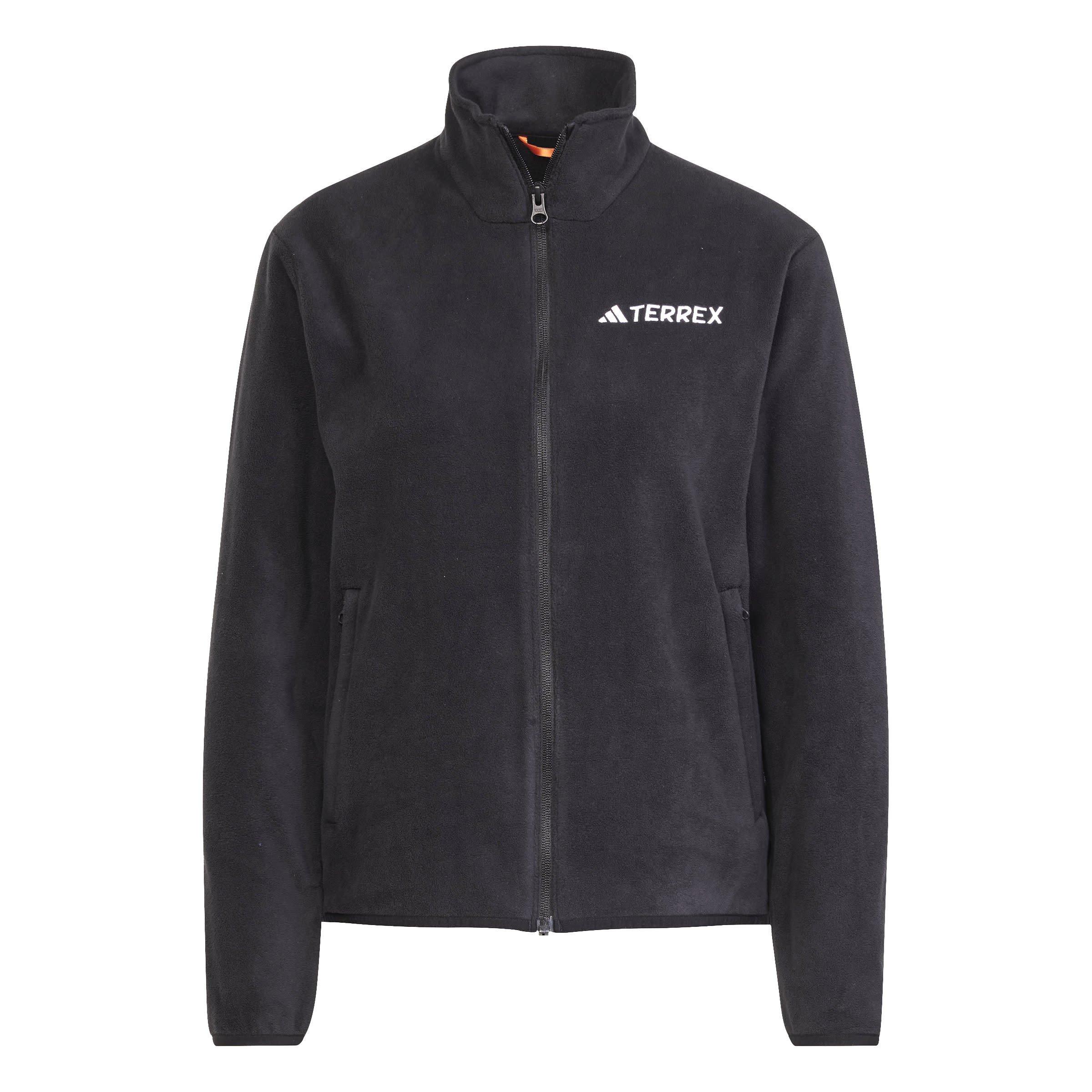 Adidas Women's Xperior Cross Country Ski Soft Shell Fleece Jacket - Black - 10 (S)
