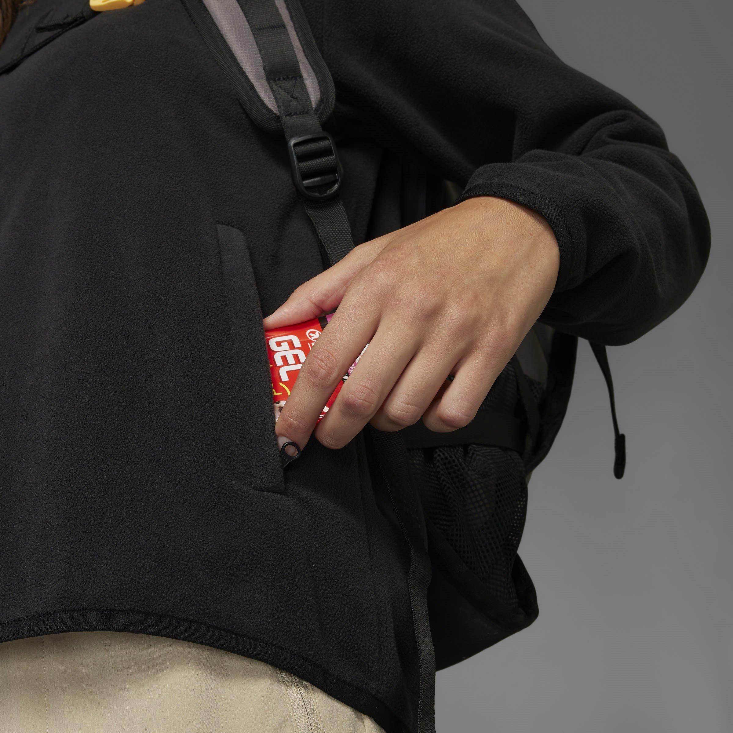 Preto - adidas - Xperior Cross Country Ski Soft Shell Fleece Jacket Womens - 13