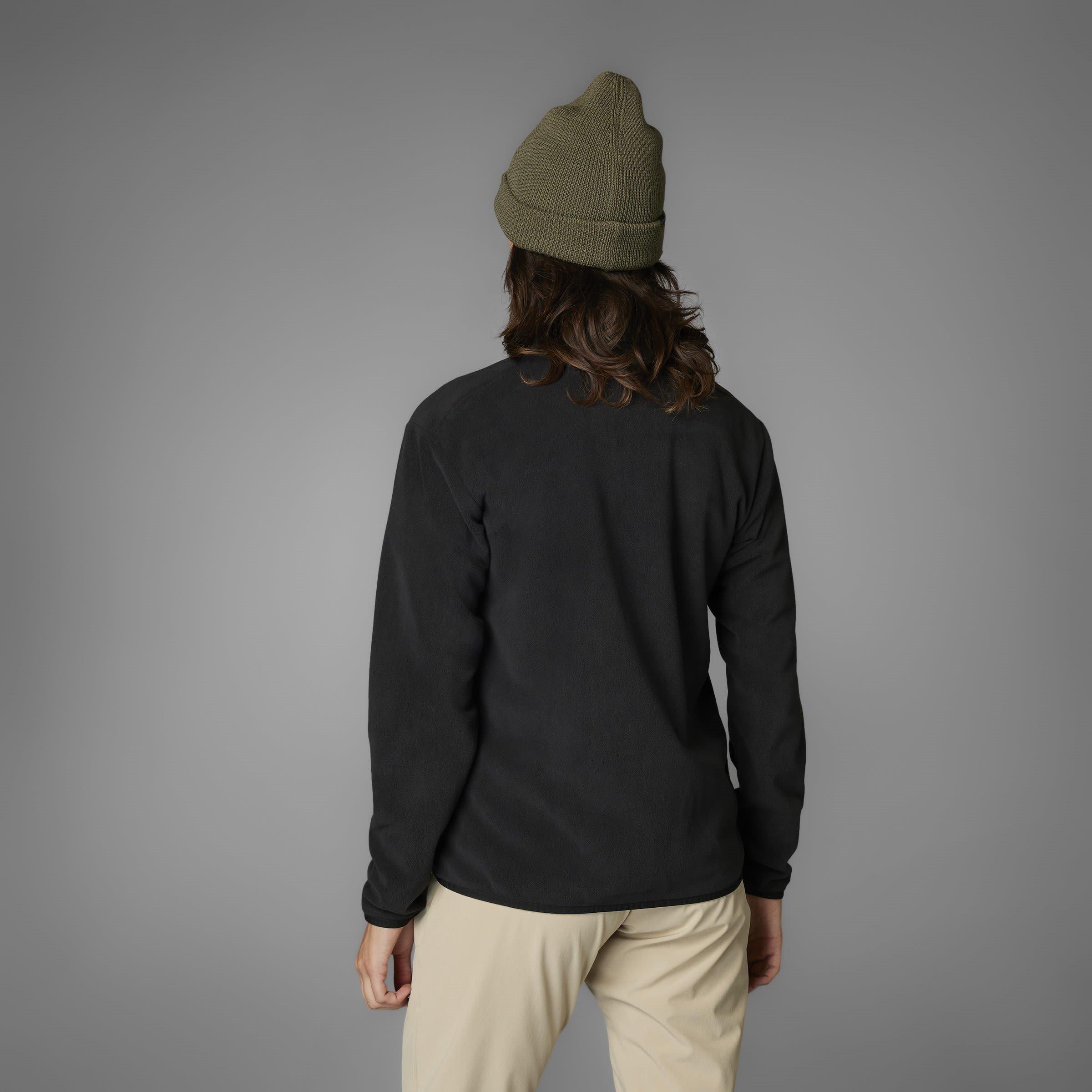 Preto - adidas - Xperior Cross Country Ski Soft Shell Fleece Jacket Womens - 9