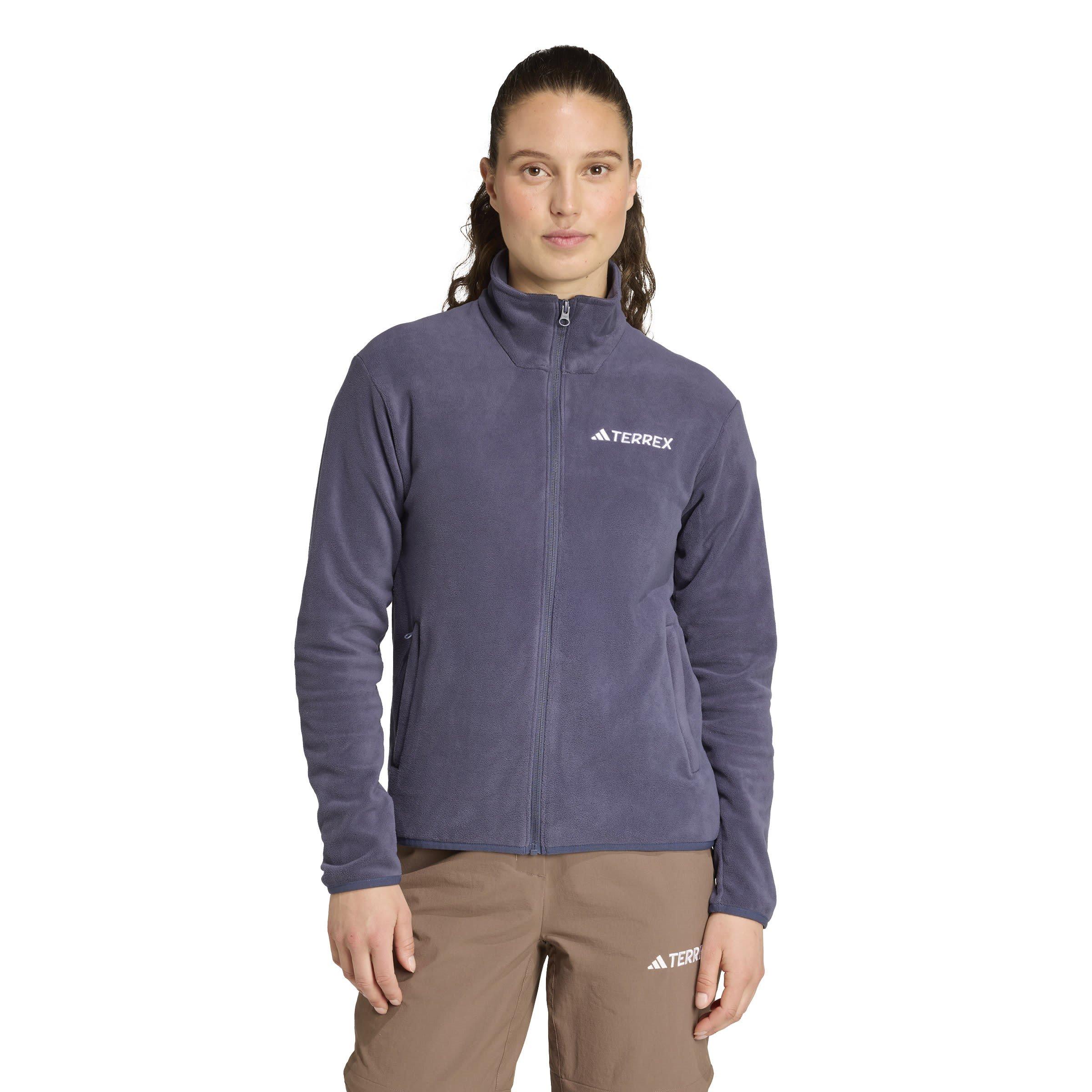 Shadow Navy - adidas - Xperior Cross Country Ski Soft Shell Fleece Jacket Womens - 2