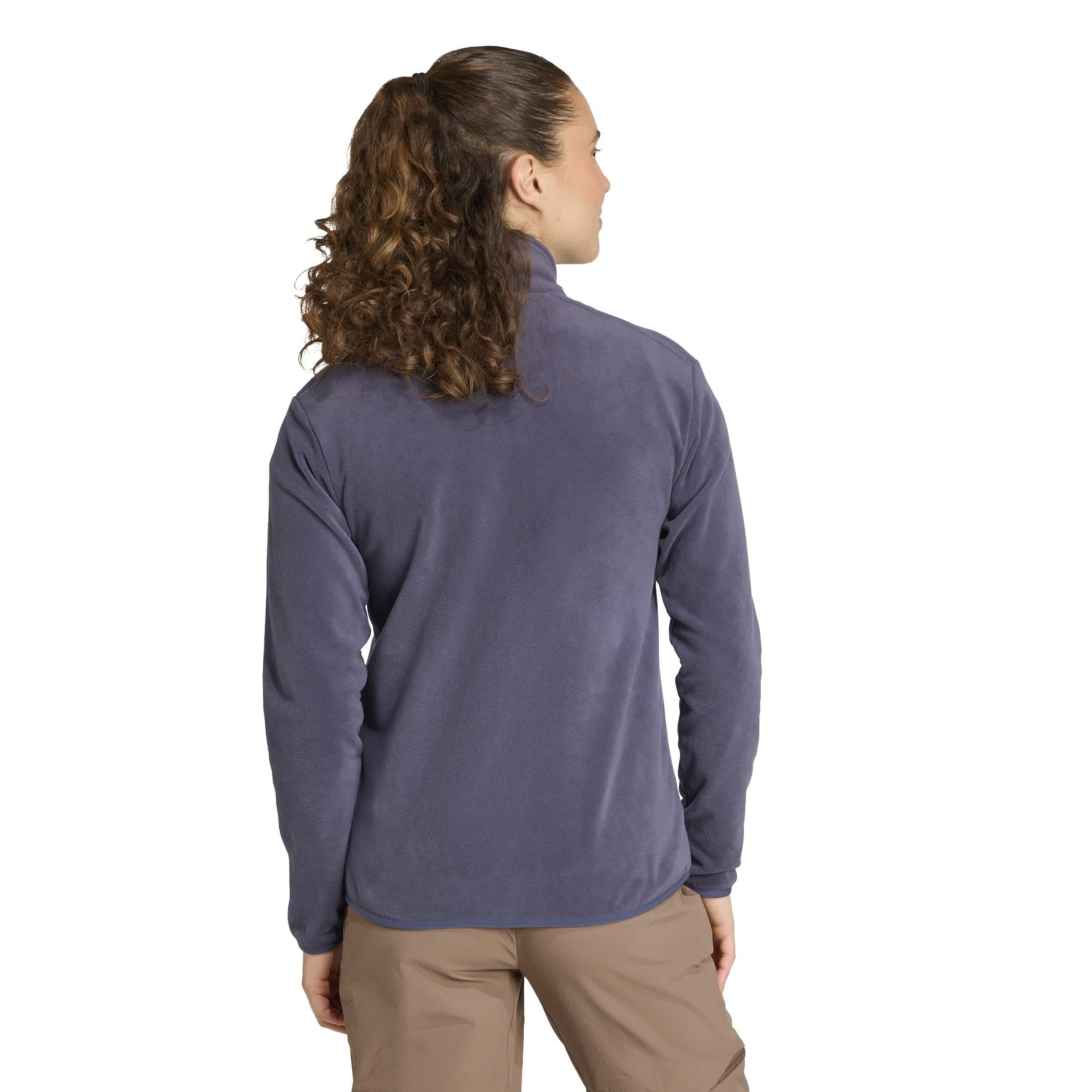 Shadow Navy - adidas - Xperior Cross Country Ski Soft Shell Fleece Jacket Womens - 3