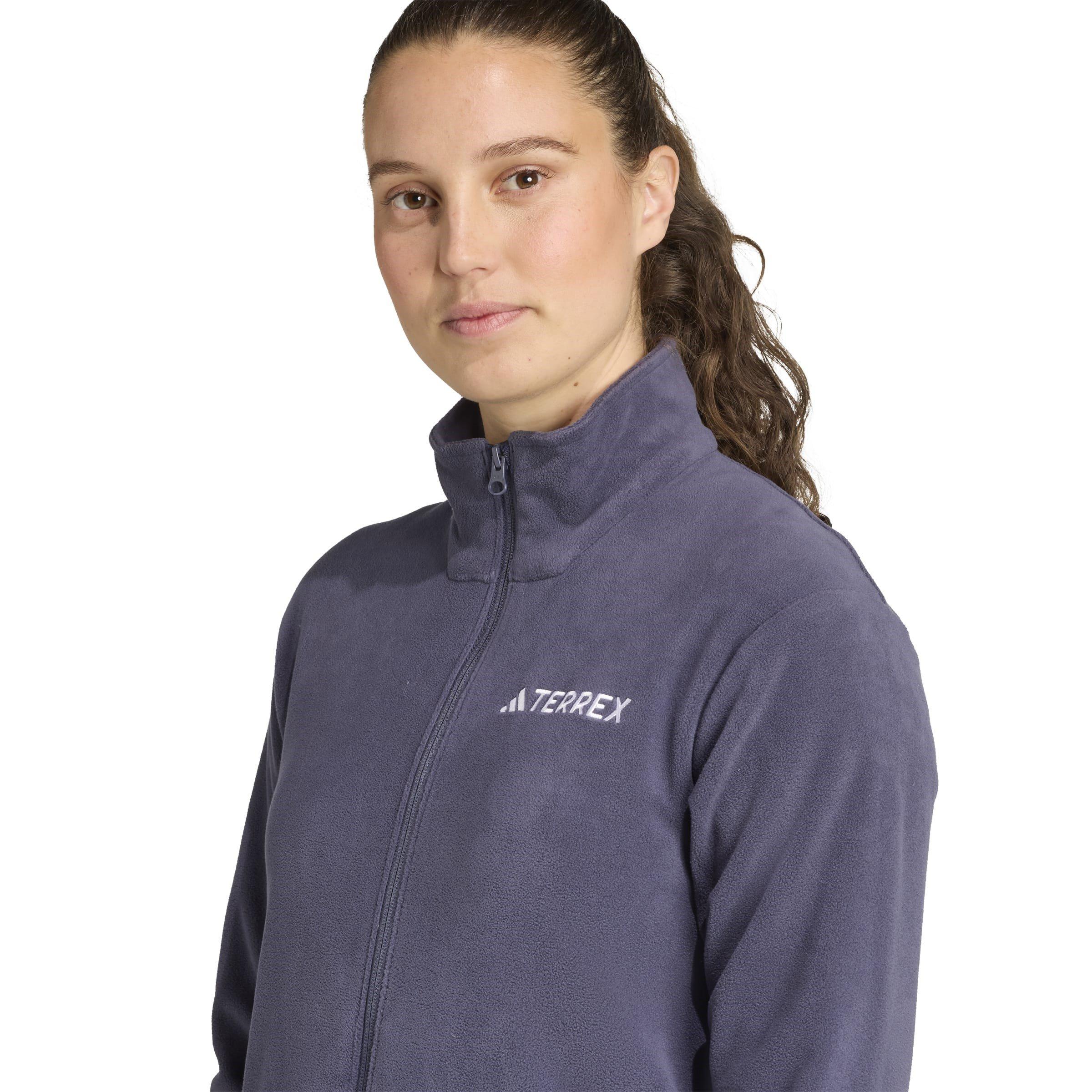 Shadow Navy - adidas - Xperior Cross Country Ski Soft Shell Fleece Jacket Womens - 6