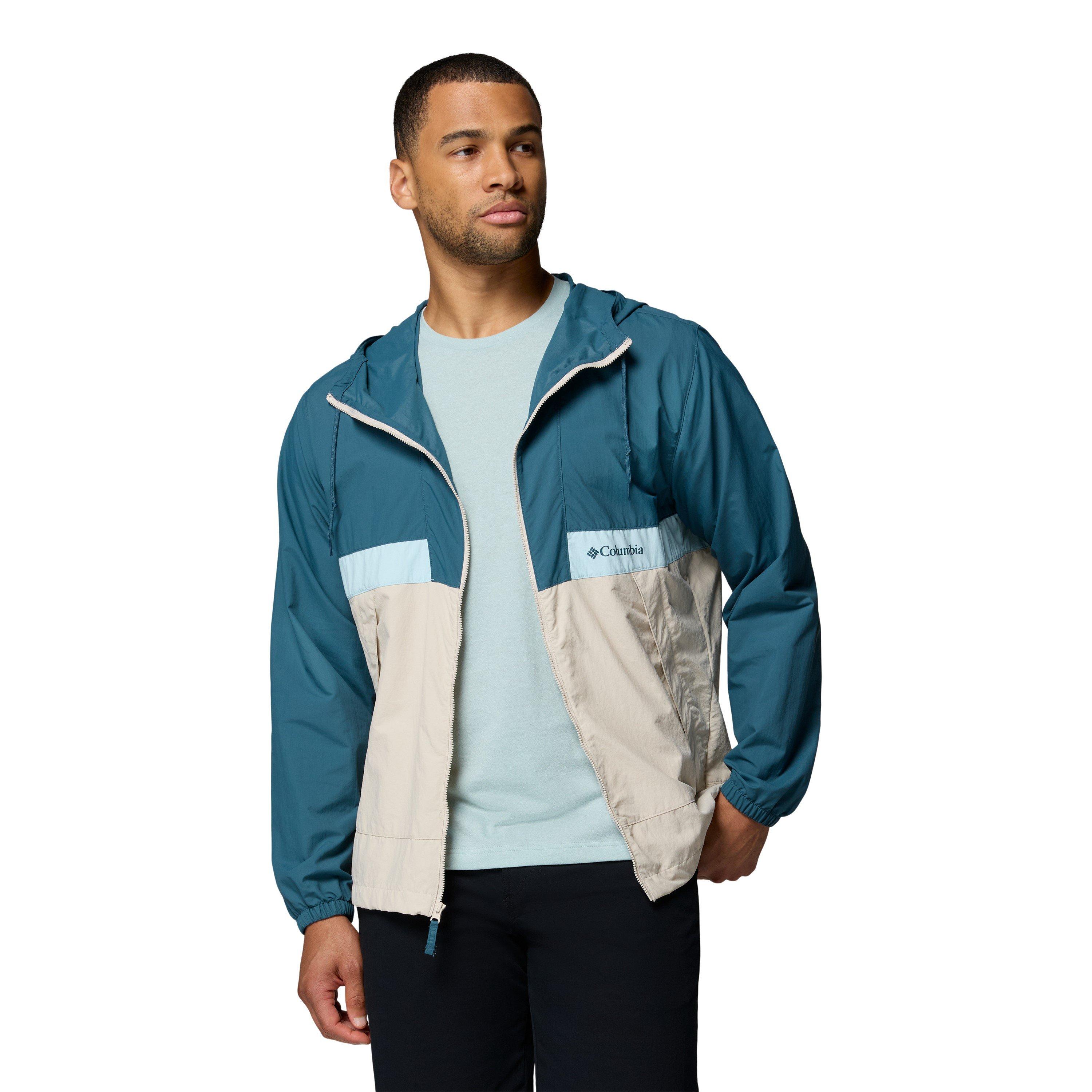 Blue - Columbia - Spire Valley™ Hooded Windbreaker - 3
