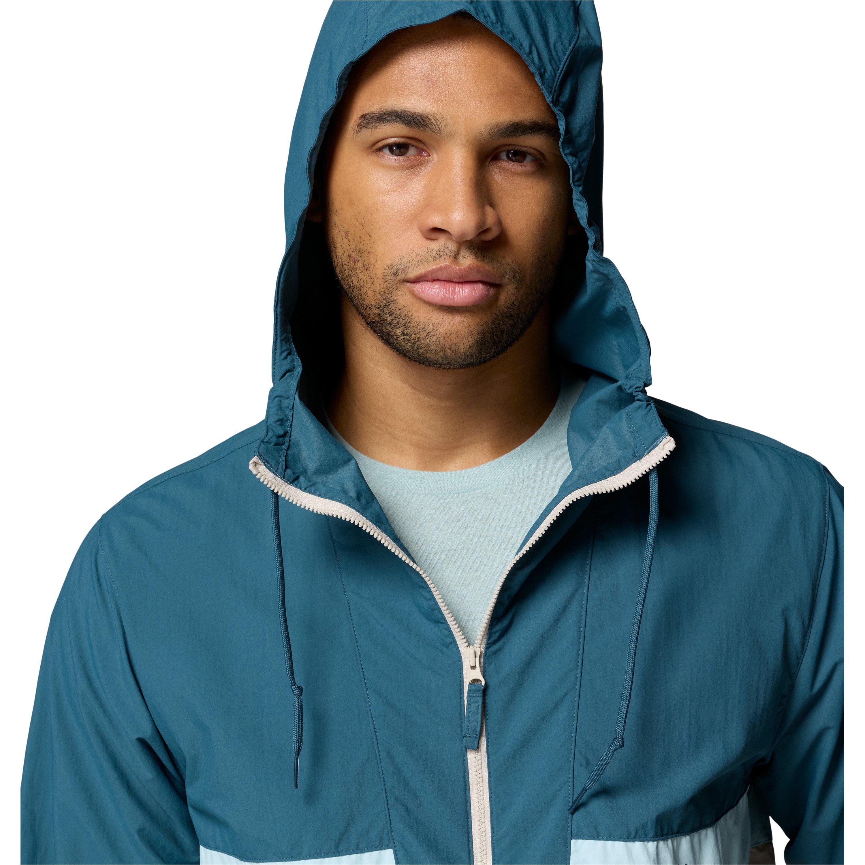 Blue - Columbia - Spire Valley™ Hooded Windbreaker - 4