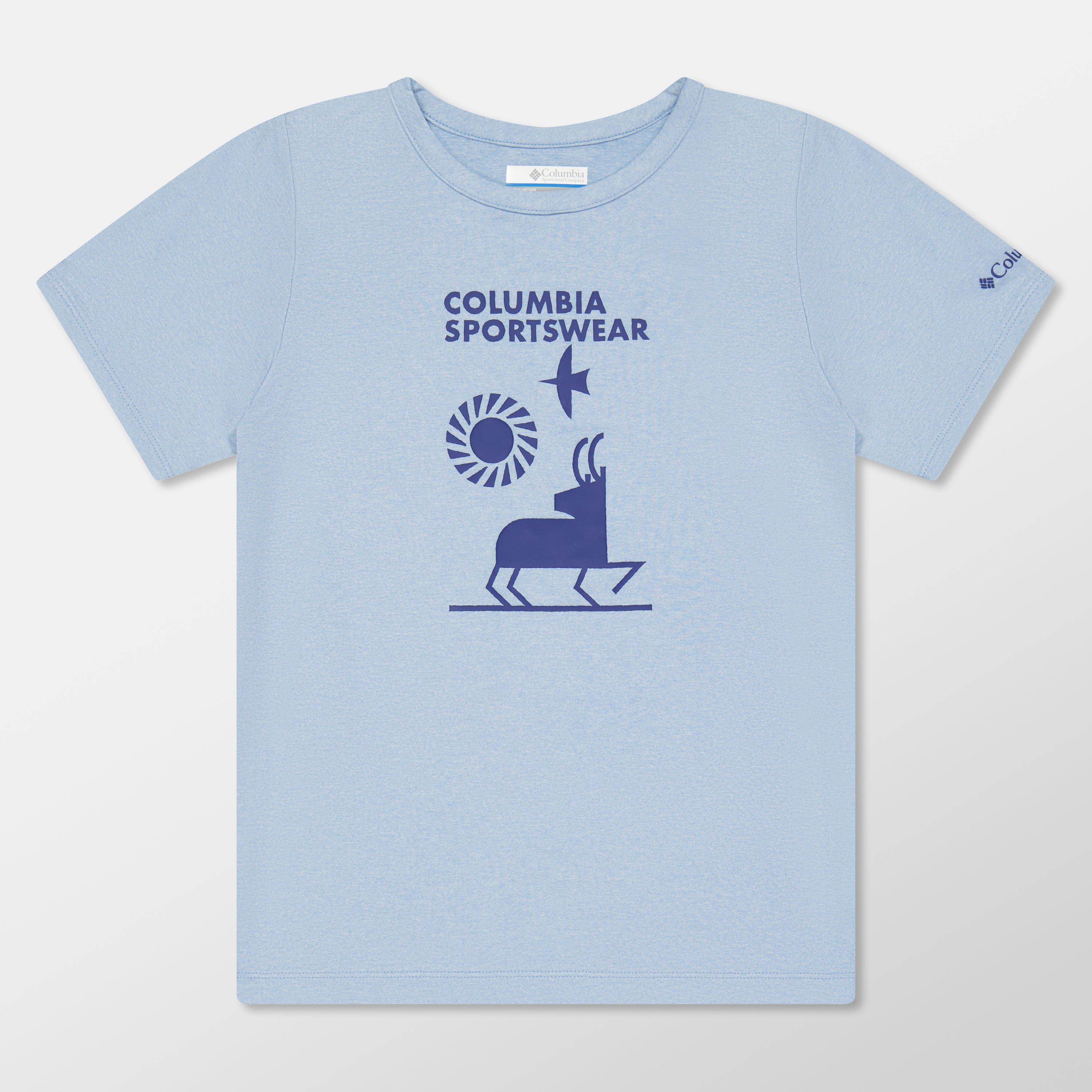 Ripple Blue - Columbia - Tech Short-Sleeve Performance T-Shirt Juniors - 1