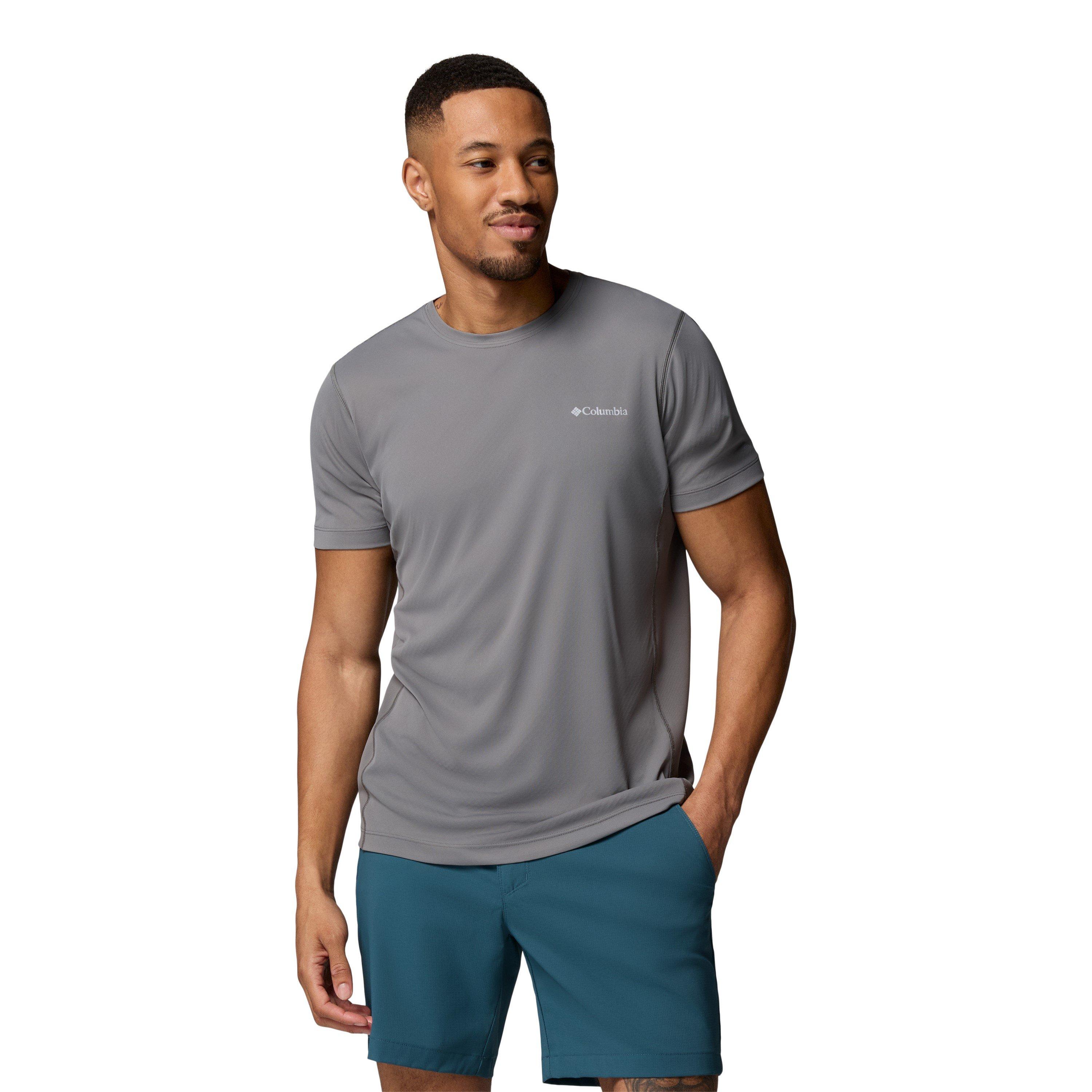 Columbia Men's Zero Rules™ Light Ss Crew - Grey - Small