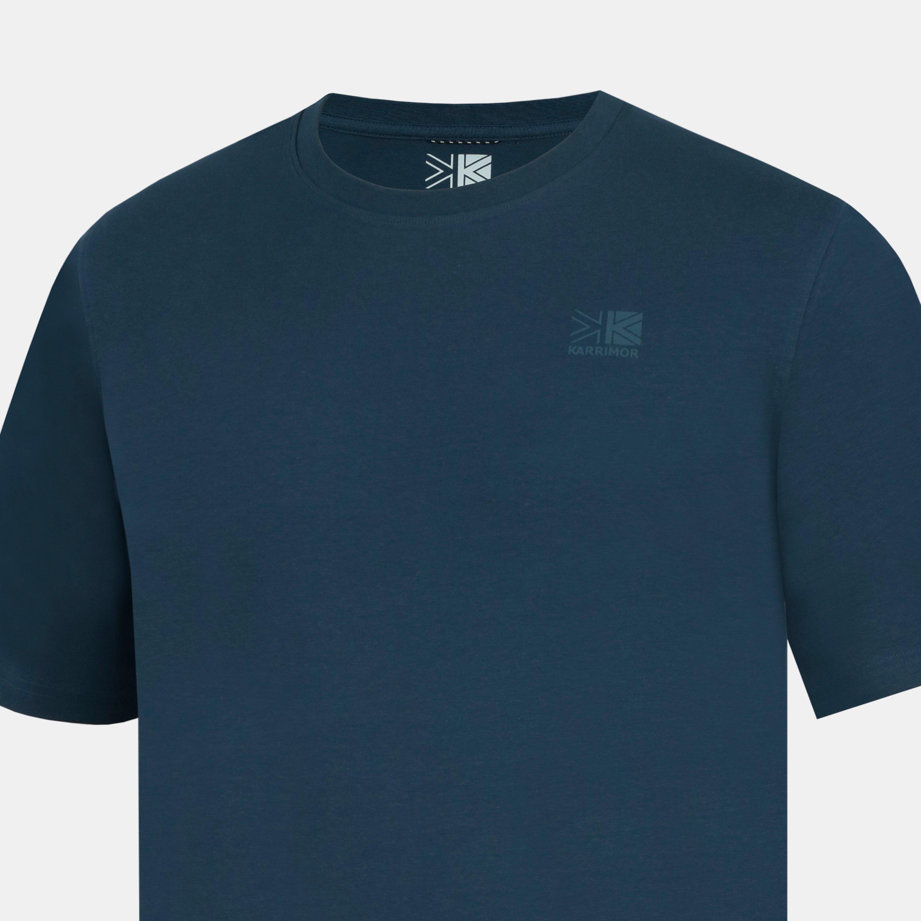 Blue Denim - Karrimor - Men's Graphic Cotton Short Sleeve T-Shirt - 5