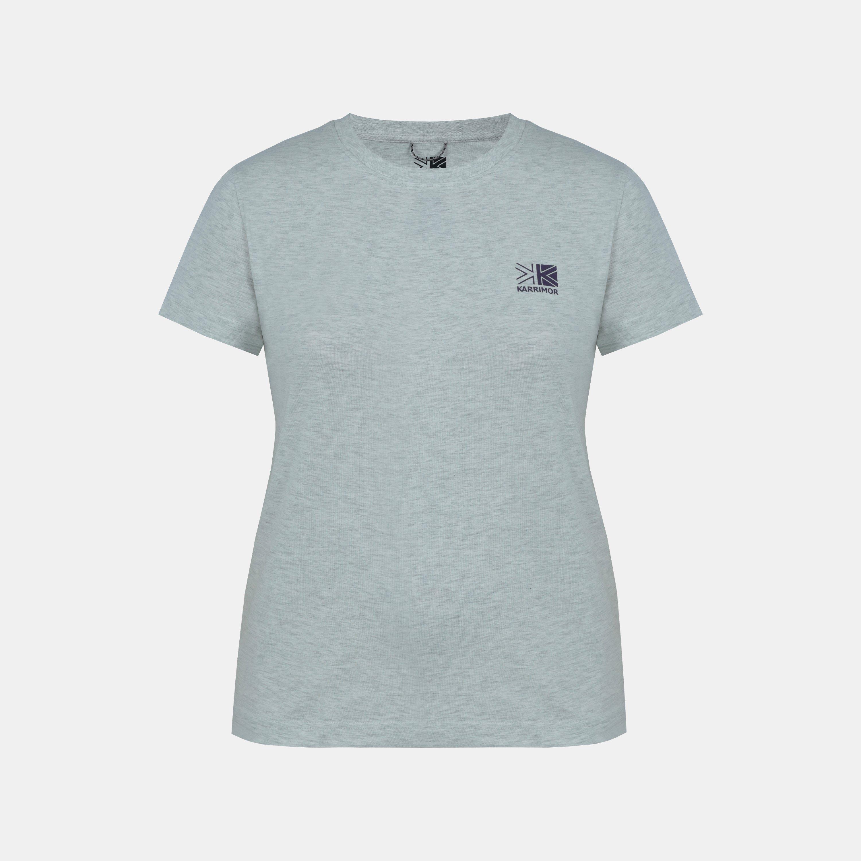 Glacier Marl - Karrimor - Women's Logo Cotton Short Sleeve Crew Neck T-Shirt - 1